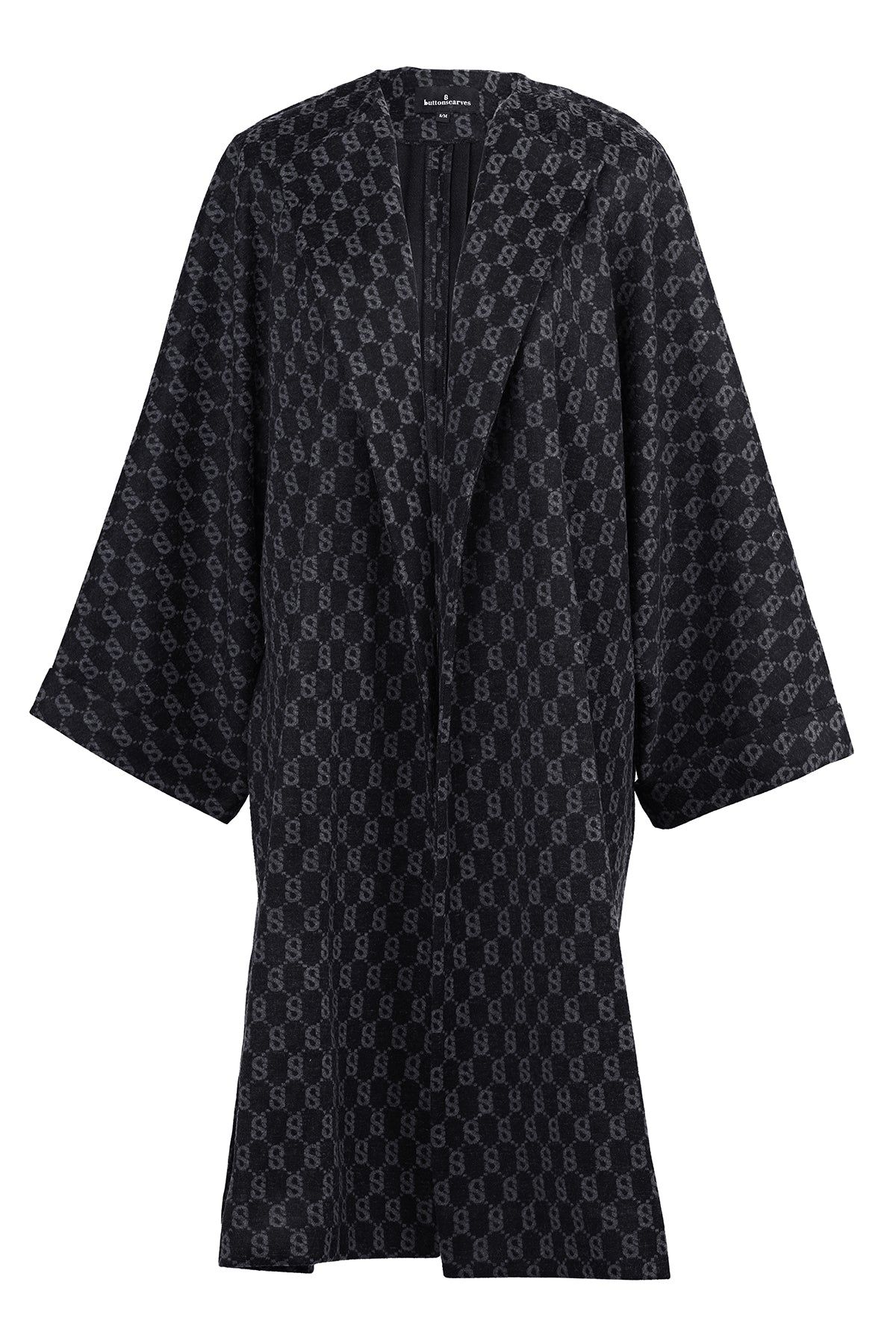 Monogram Wrap Outer - Dark Grey