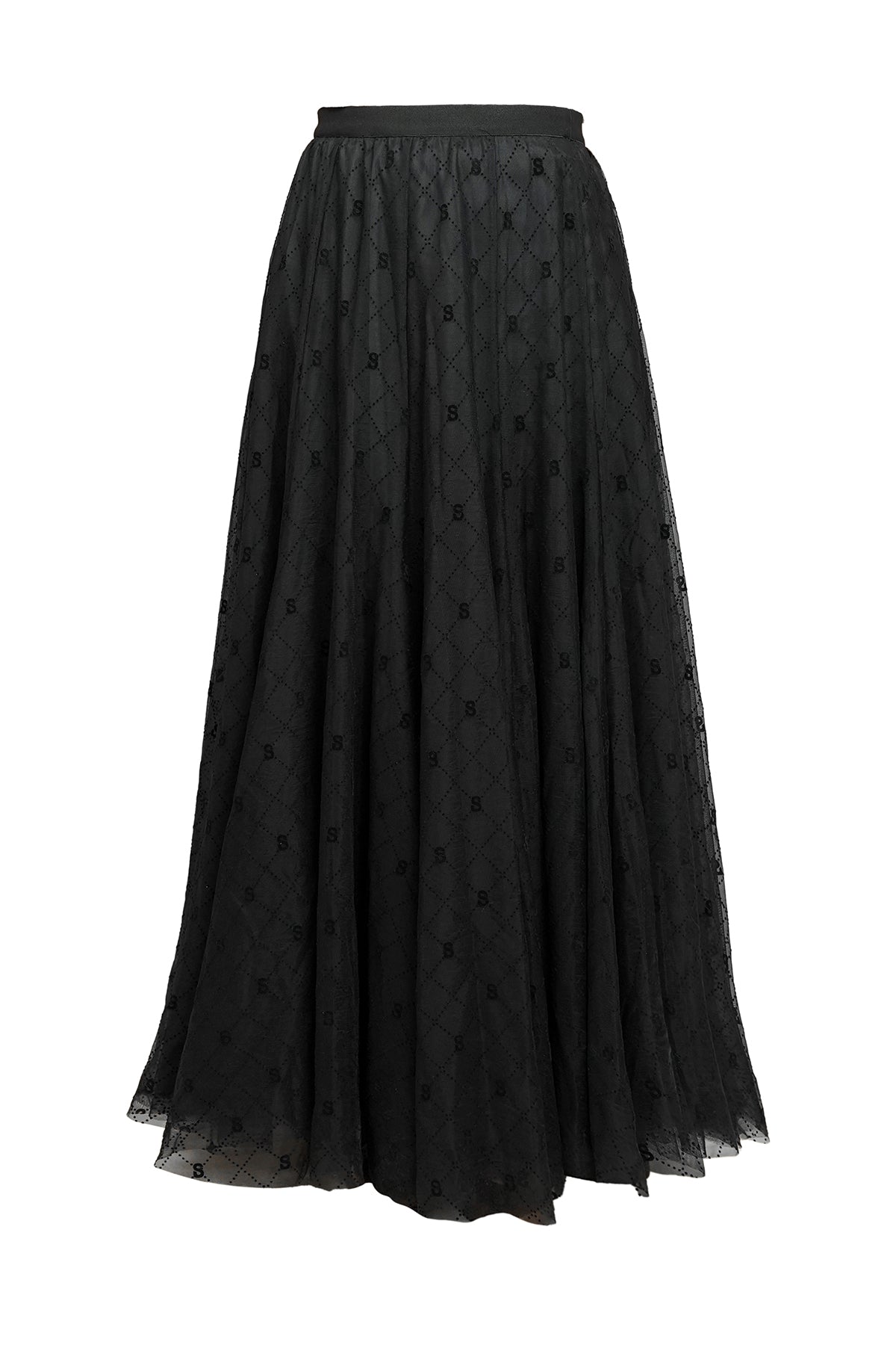 Monogram File Etek - Siyah