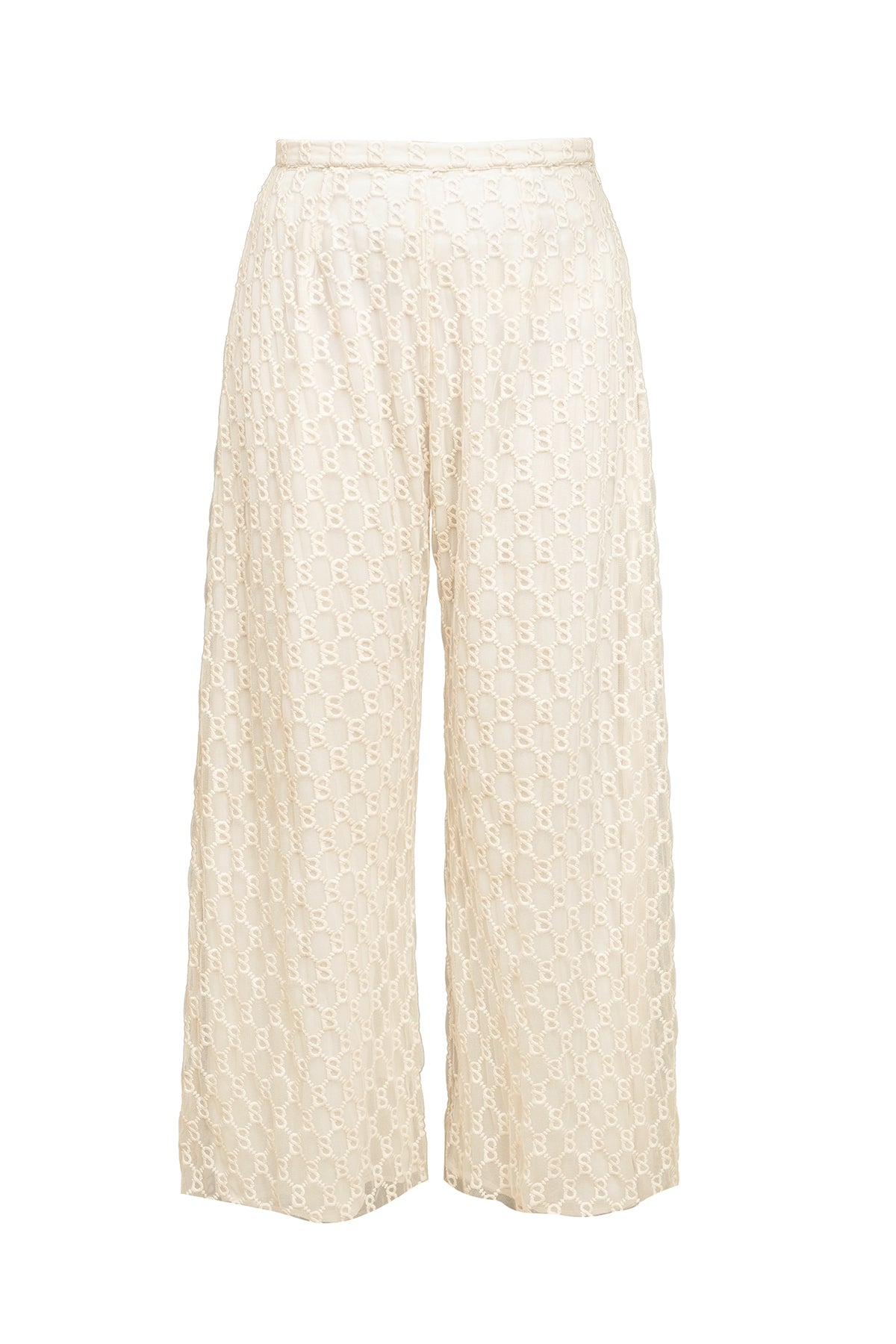 Monogram Culotte Pantolon - Krem