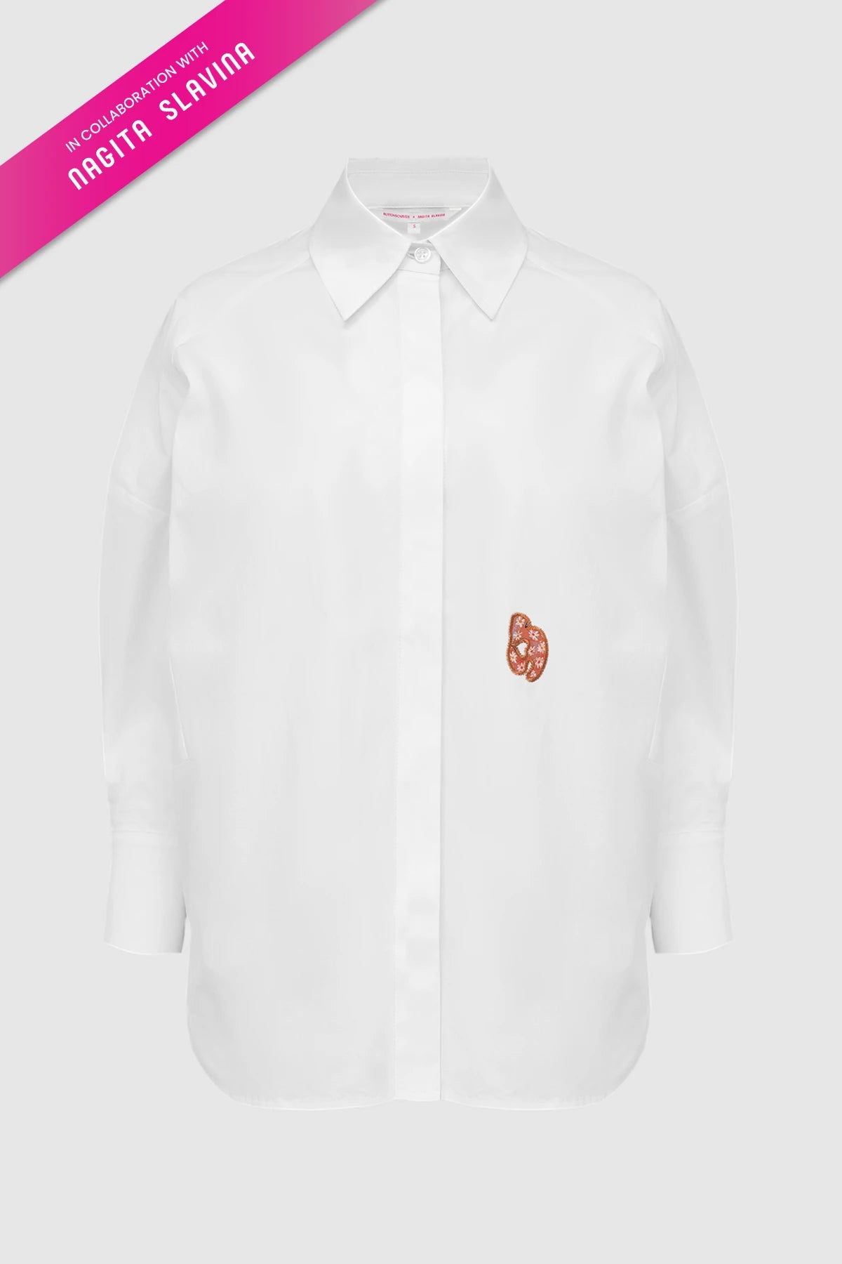 Nagita Cotton Shirt - White