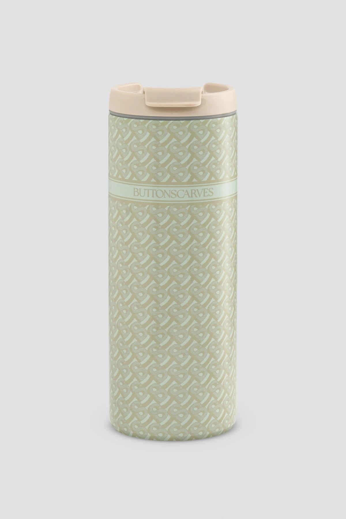 bimu tumbler 17 oz in beige by buttonscarves