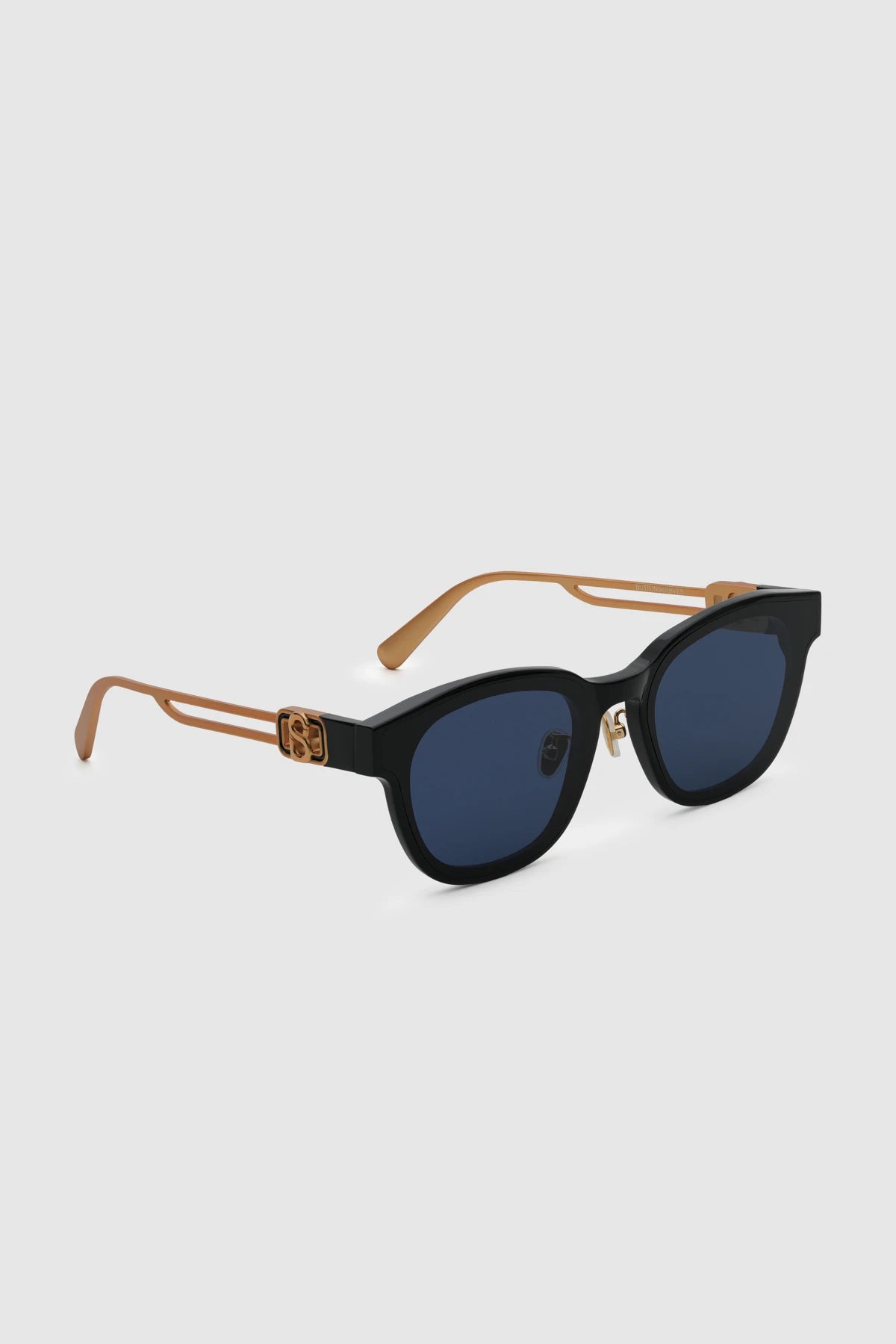 luca sunglasses in blue by buttonscarves