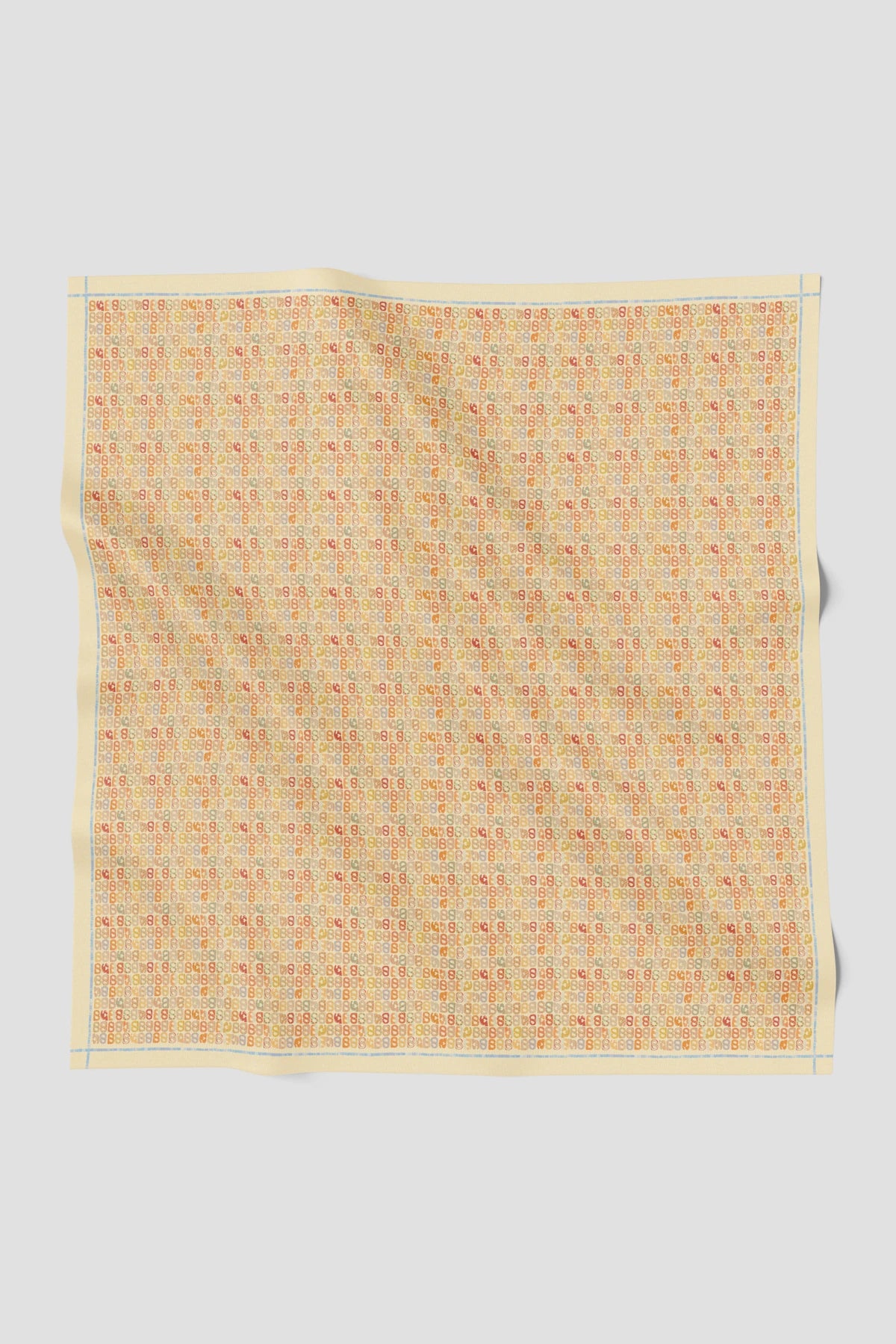 nagita square scarf in butter by buttonscarves