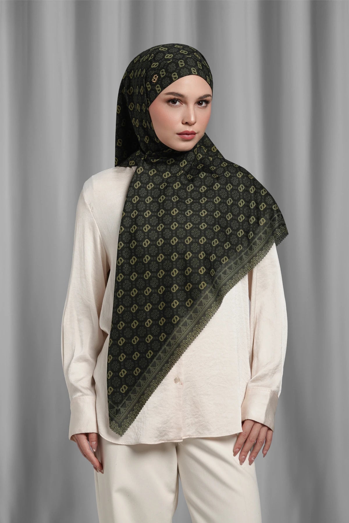 Songket Tie Back Square - Hornbill