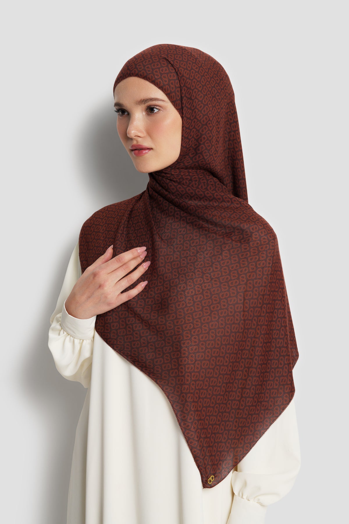 Tapis Viscose Shawl - Chocolate plum