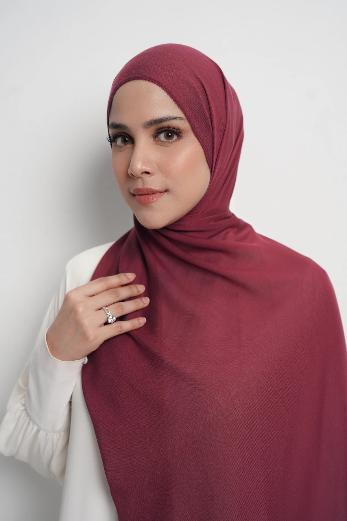 Yura Shawl - Mahogany