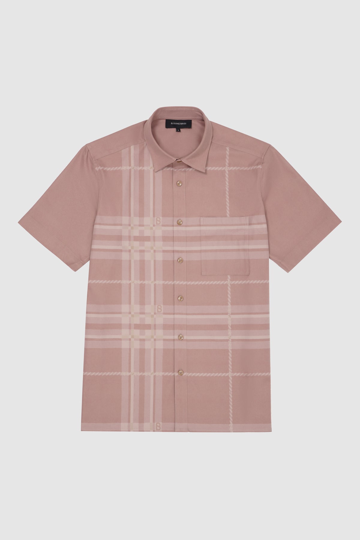 Riga Enlarged Men Shirt - Brown