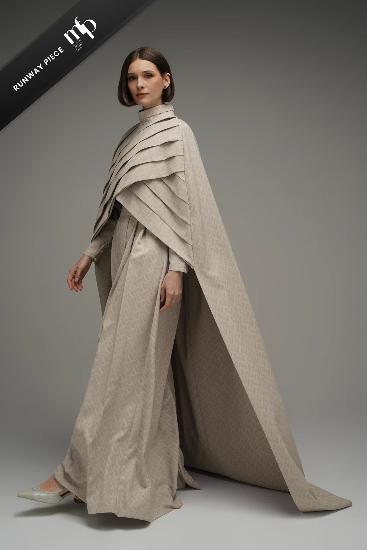 Bimu Pleated Set - Wheat