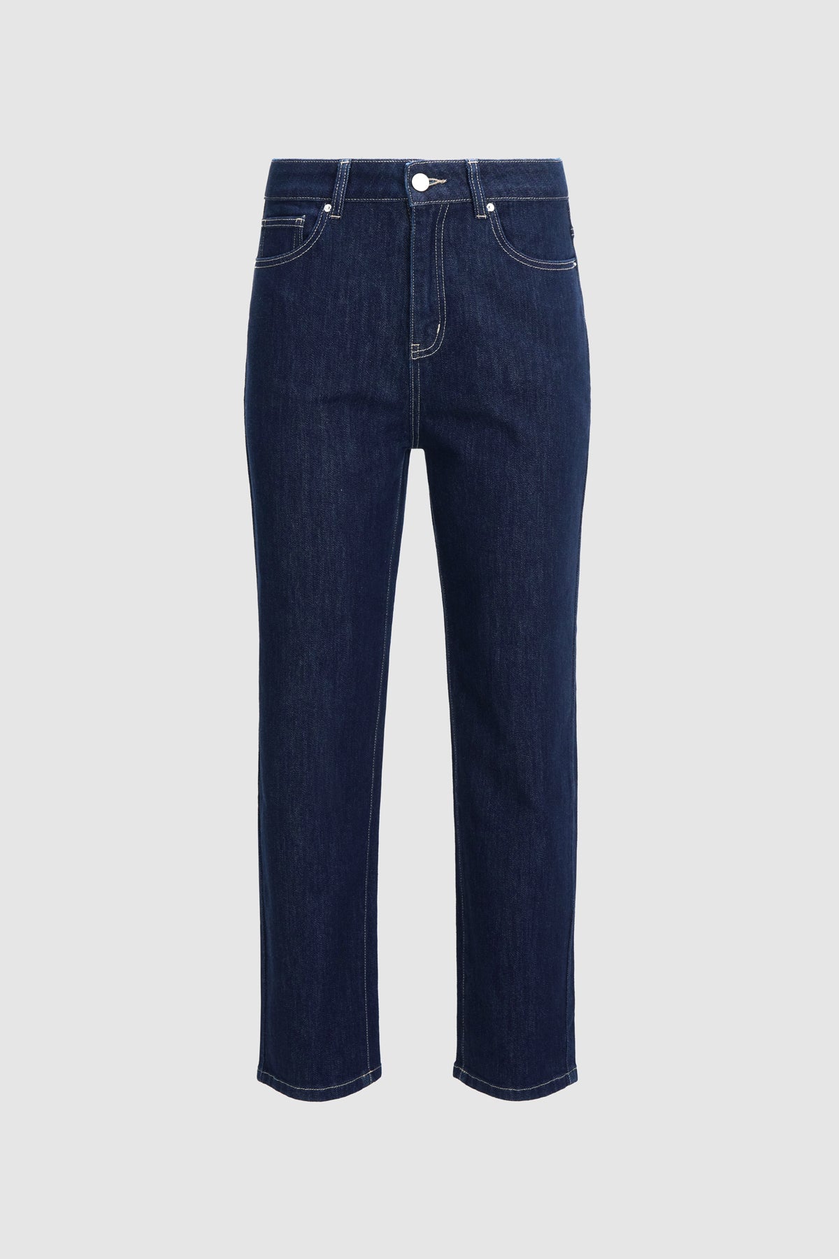 Emma Baggy Denim Pants - Navy