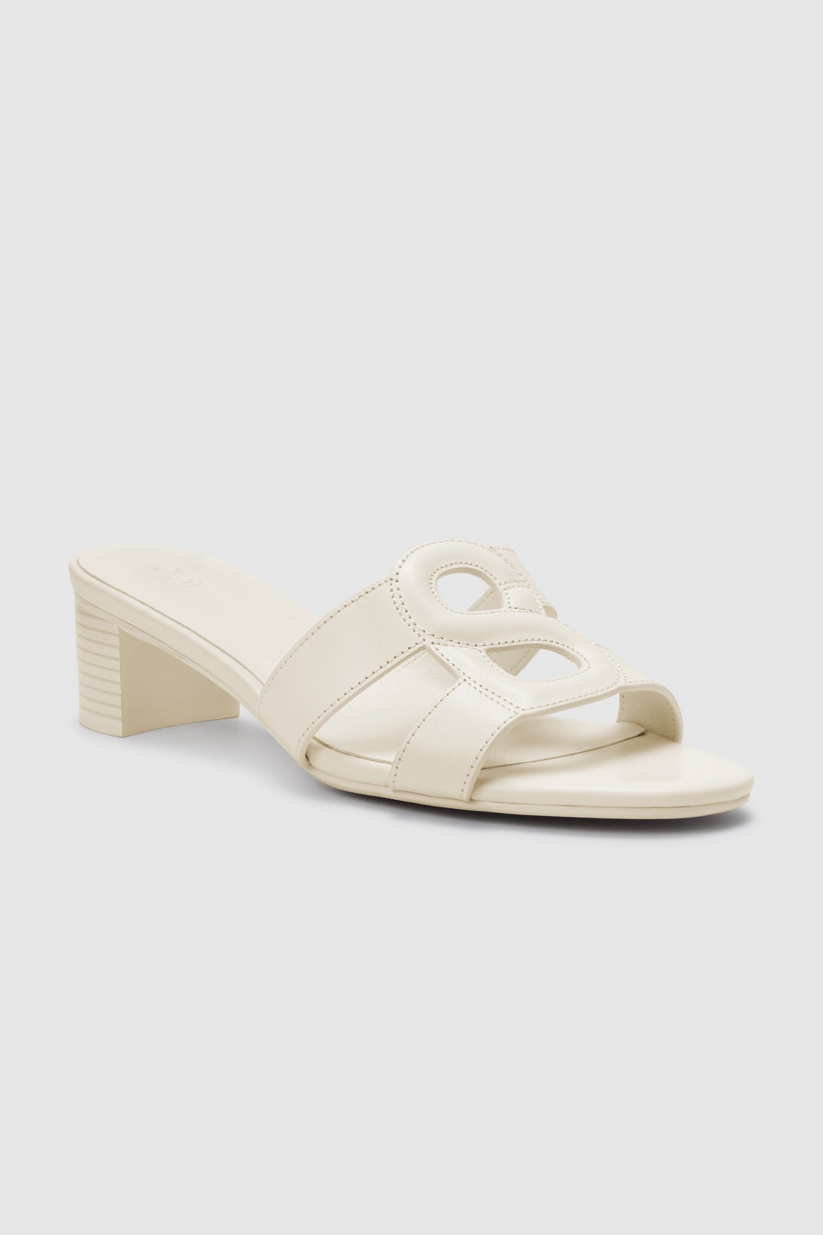 Kefi Block Heels - White