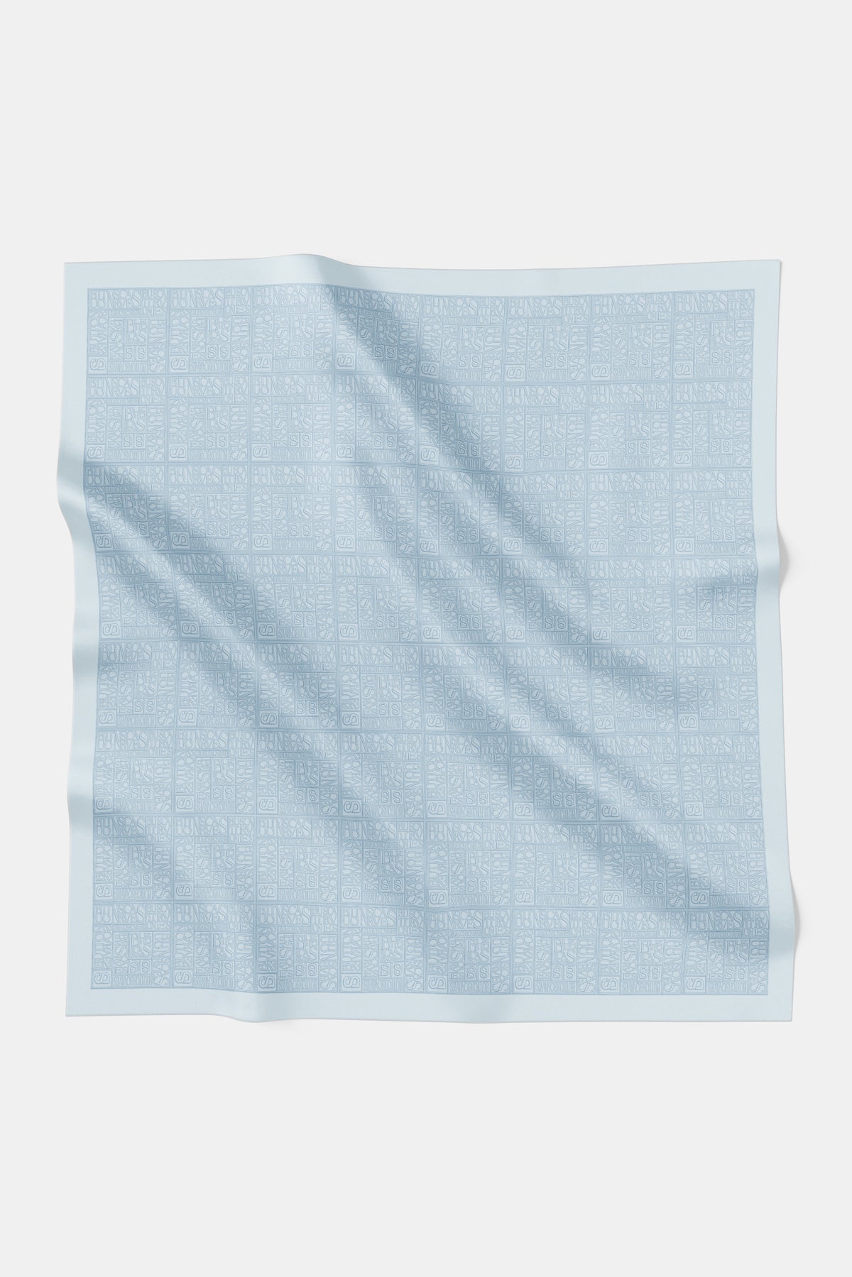 Typograph Square - Stone Blue