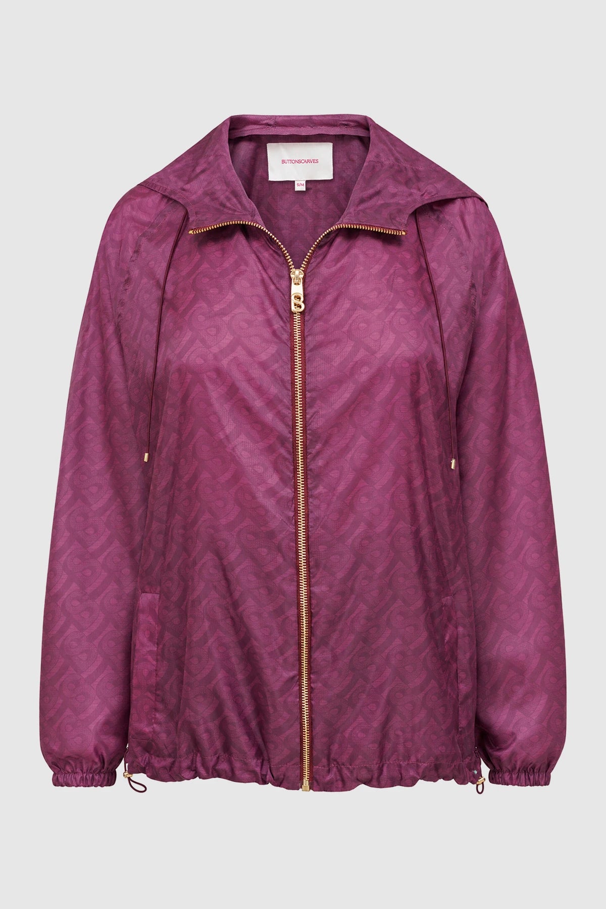 Tropical26 Layered Jacket - Burgundy