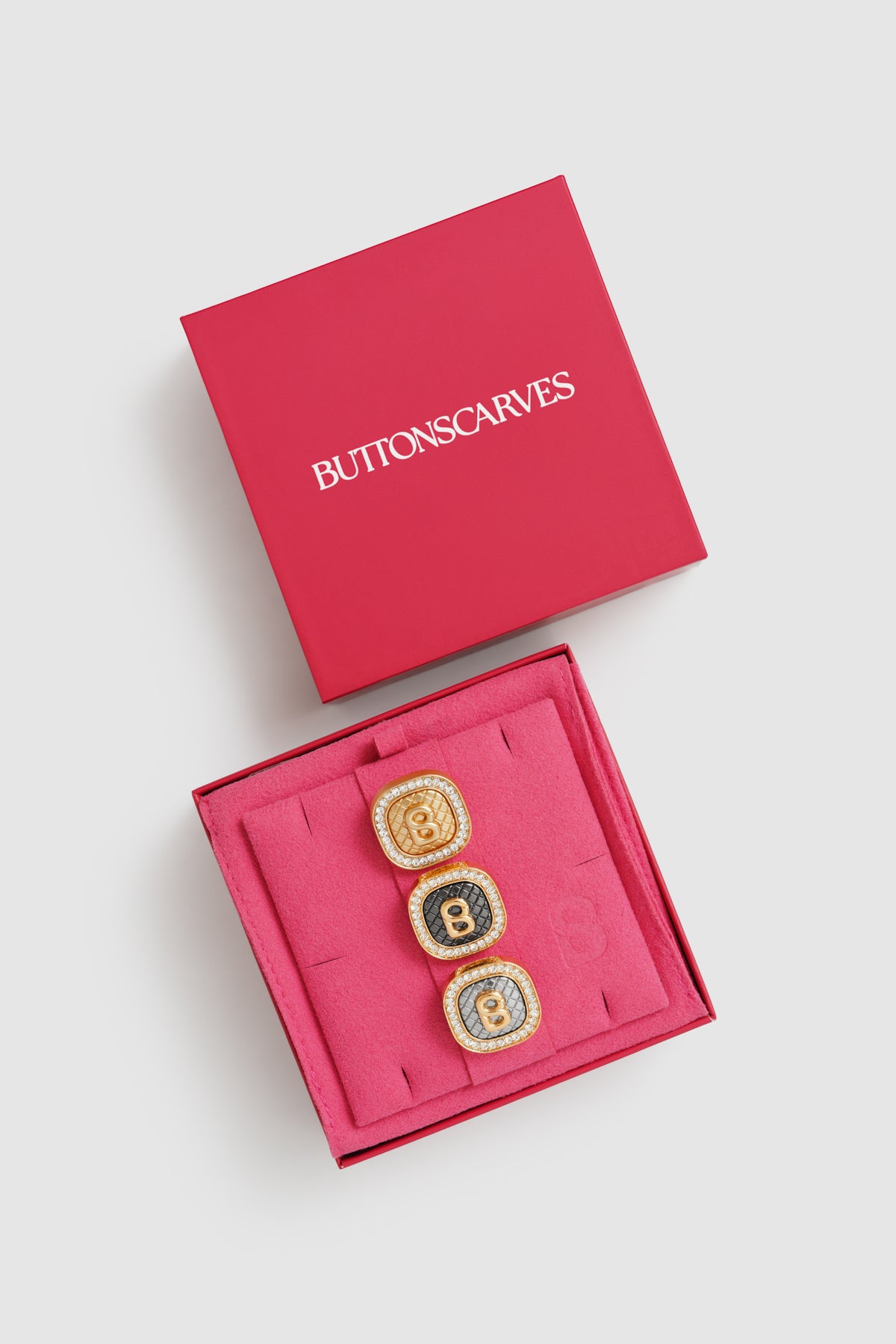Square Pin Brooch Package - Gold