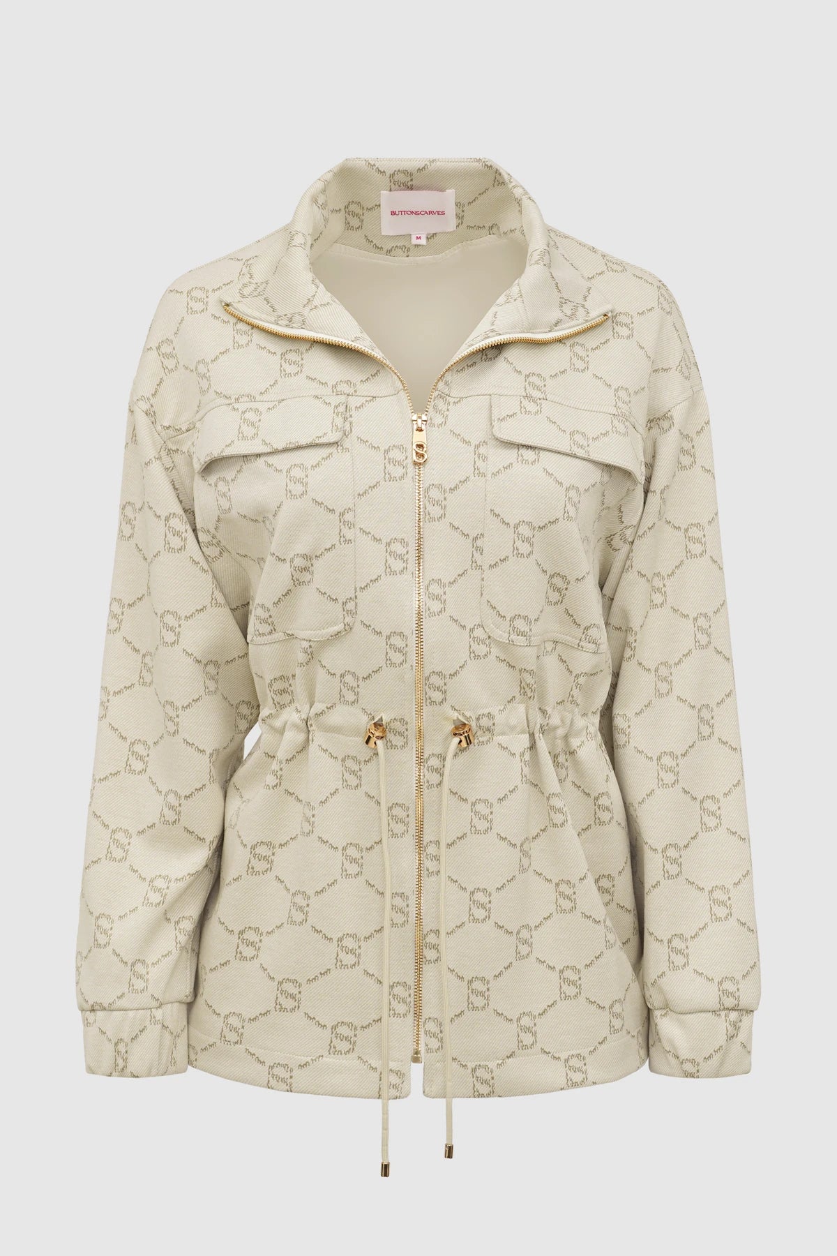 Beverly Monogram Jacket - Cream