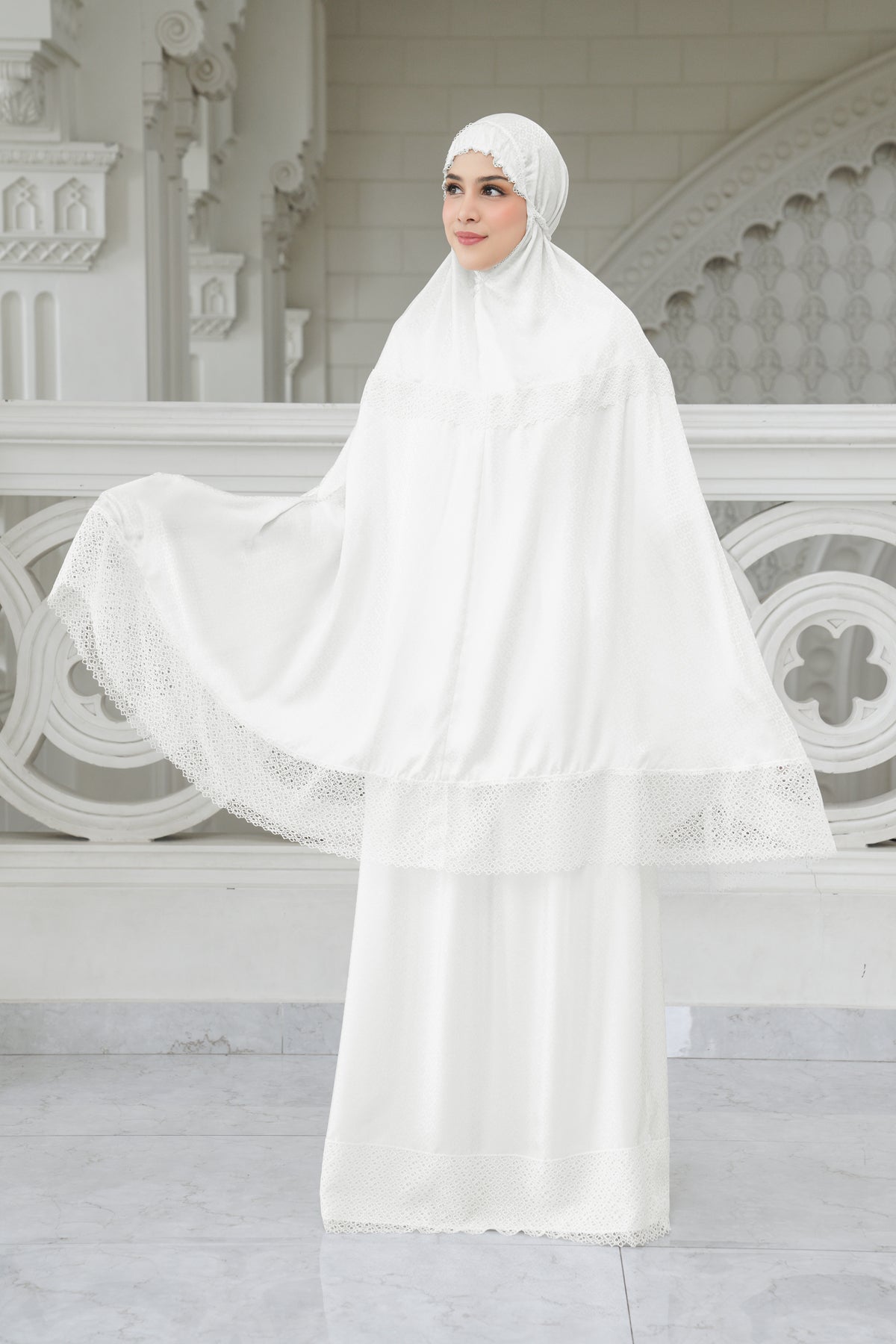 Safa Prayer Robe - Broken White