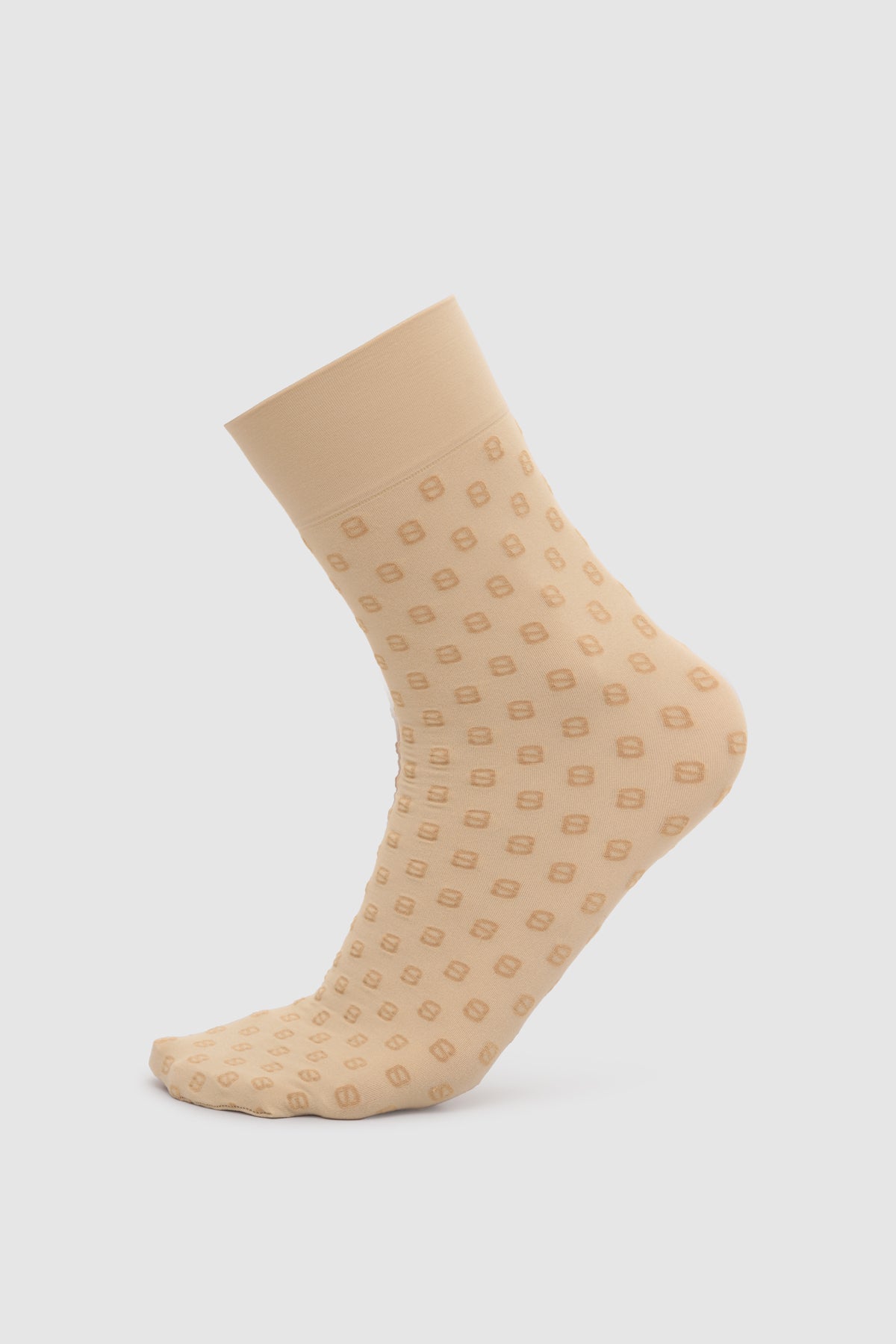 Luna Nylon Socks - Beige