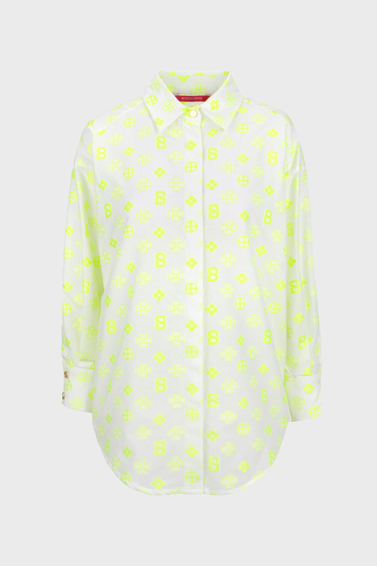 Jean Monogram Shirt - White