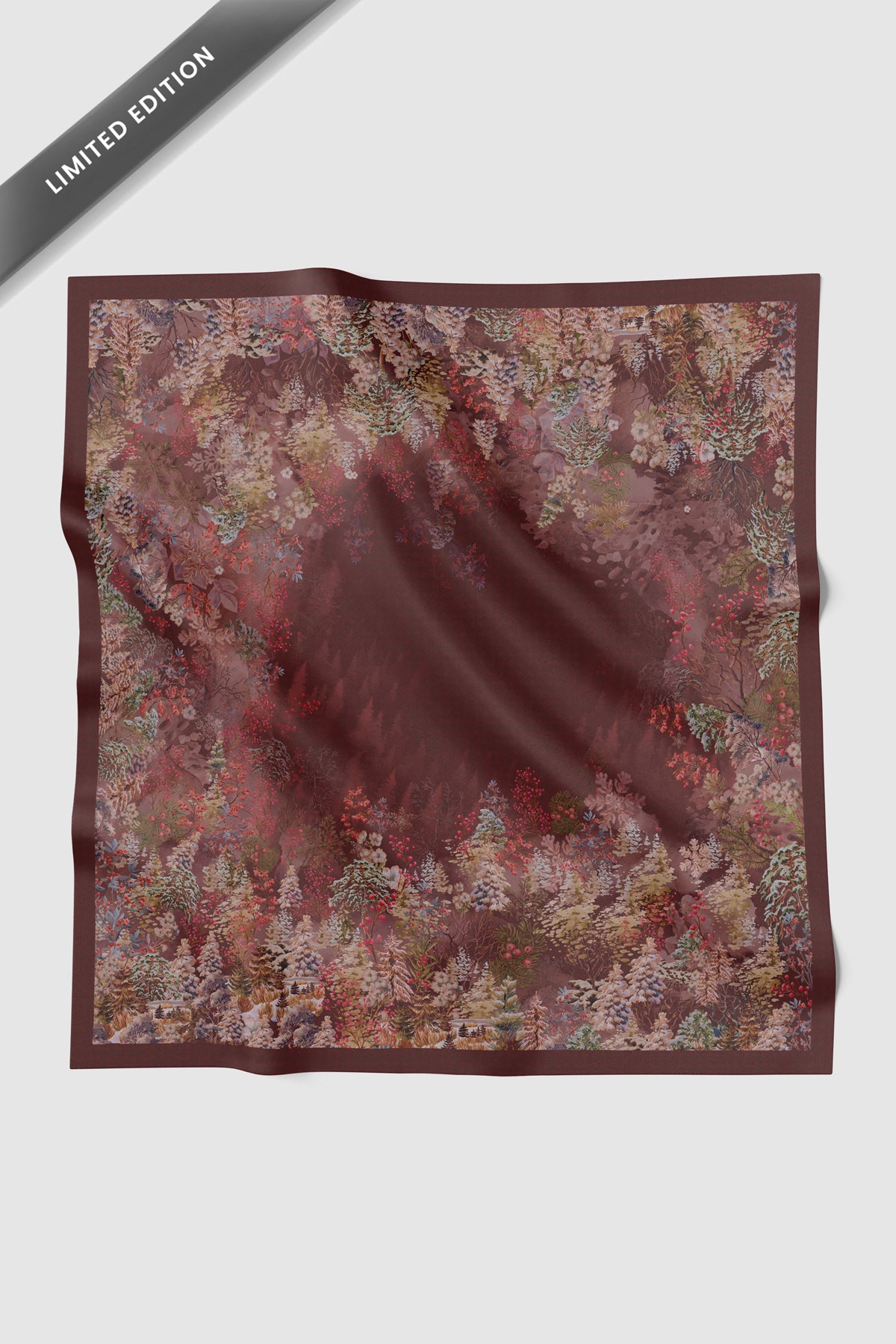 Holiday 3 Jacquard Voile - Crimson