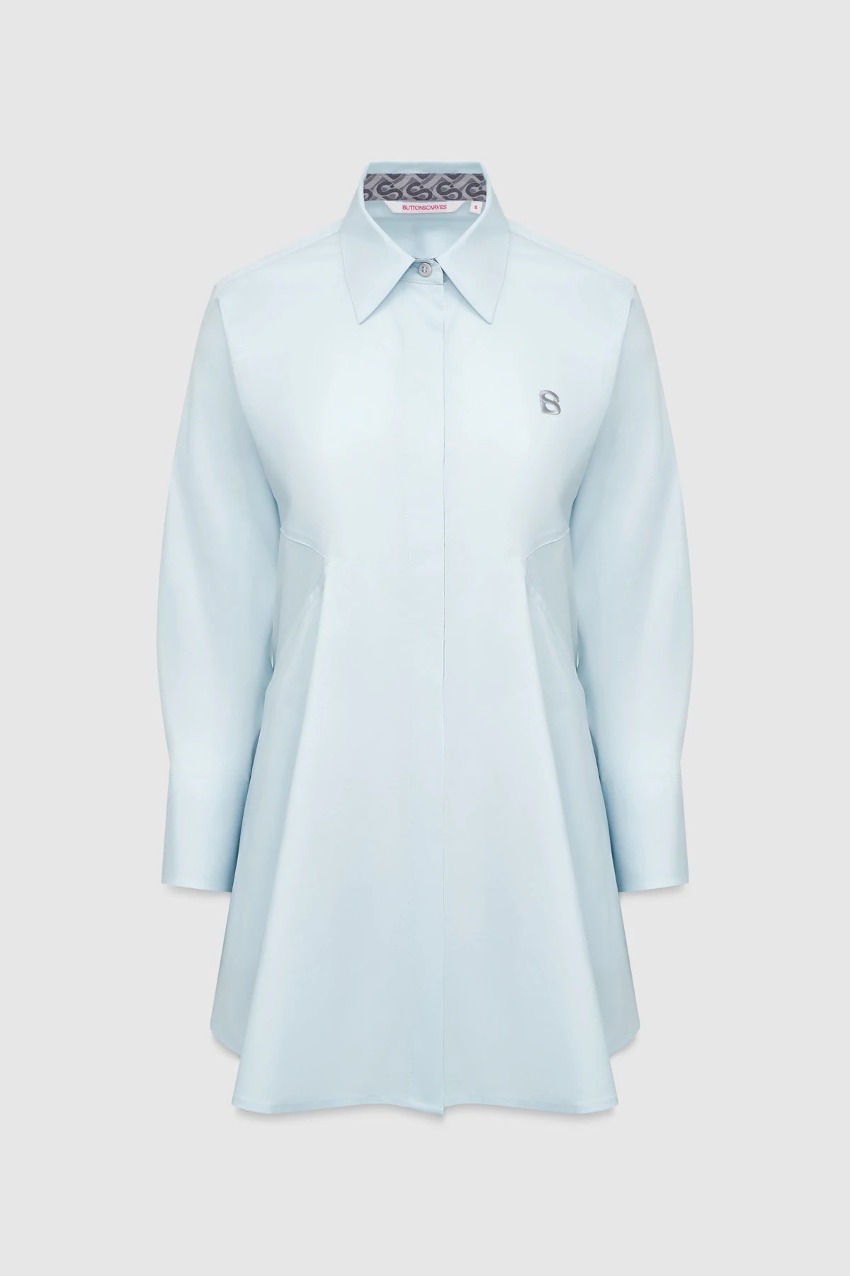 Signature Woman Poplin Shirt - Blue