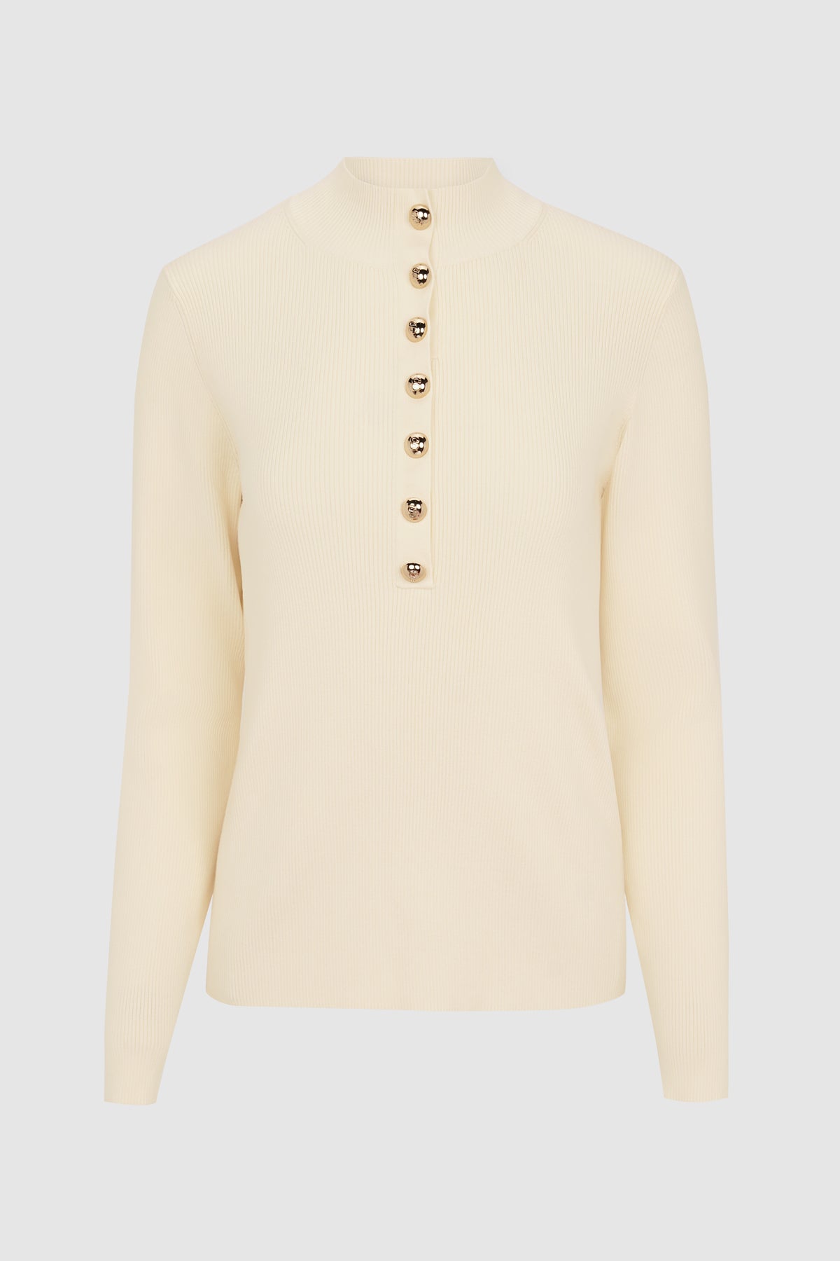 Clare Knit Top - Ivory
