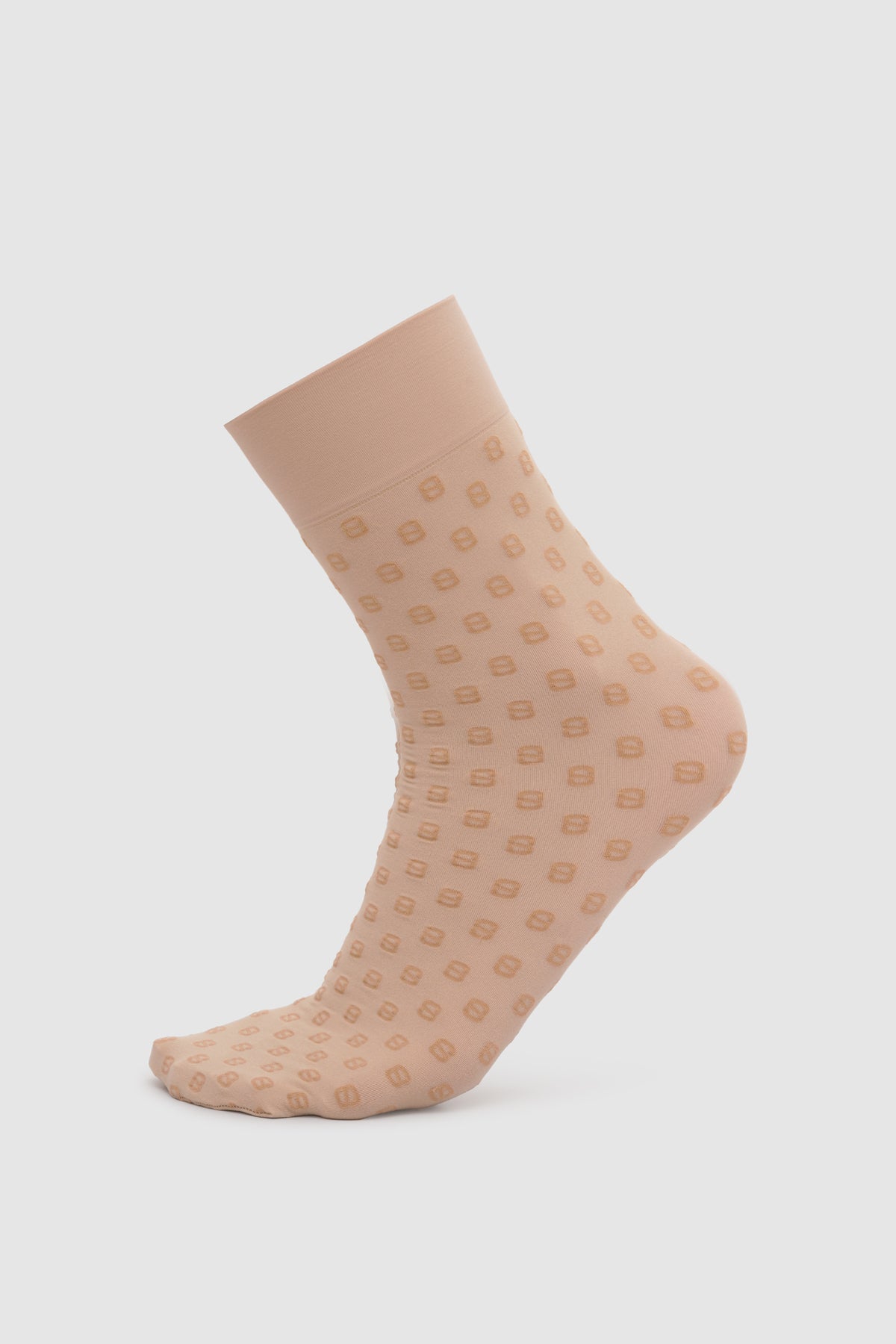 Luna Nylon Socks - Nougat