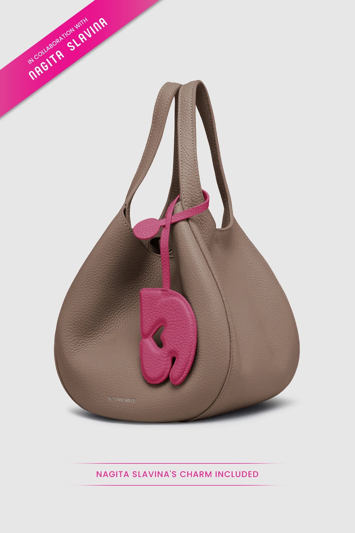 Coco Bag - Taupe - Buttonscarves X Nagita Slavina Bag