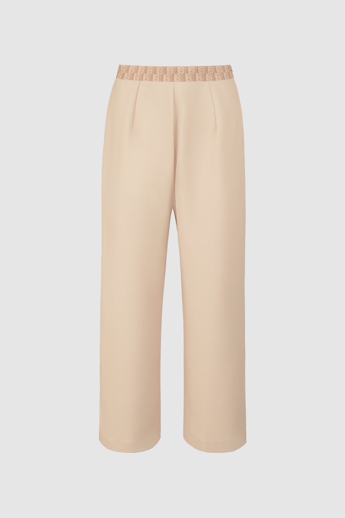 Leena Monogram Pants - Mocha