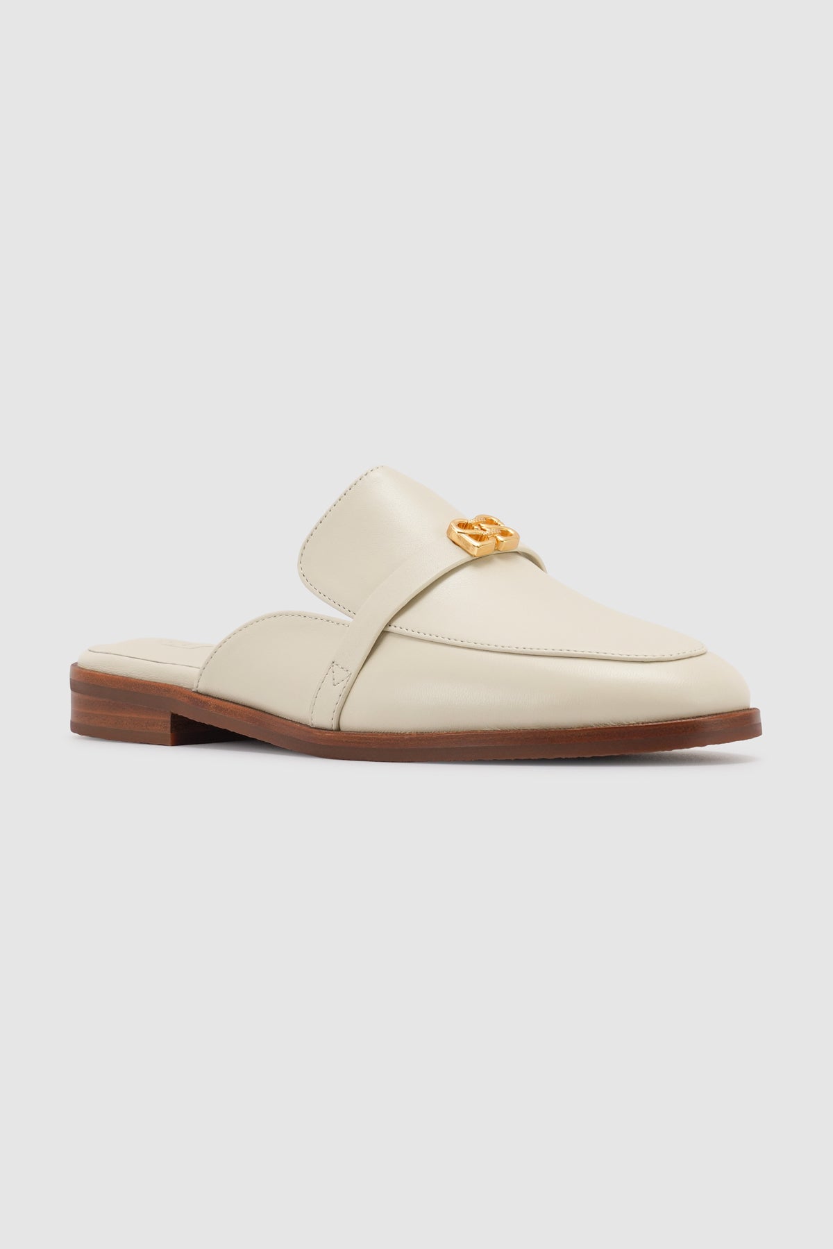 Madeline Deux Open Back Loafer Ivory – Buttonscarves