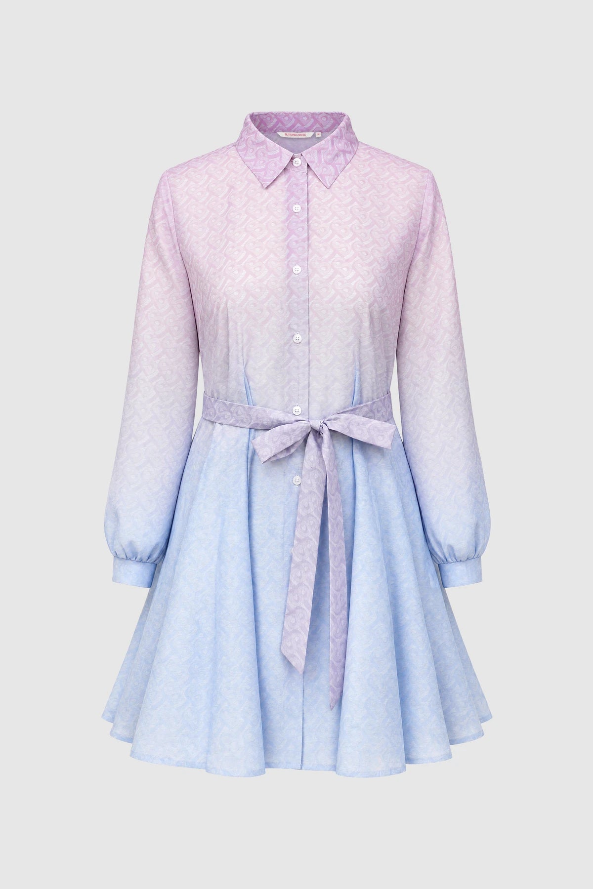 Tropical26 Flare Tunic - Pink/Blue
