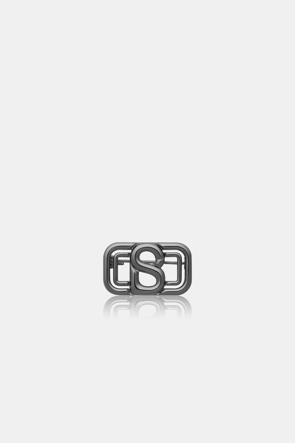 Briana Pin Brooch - Hematite