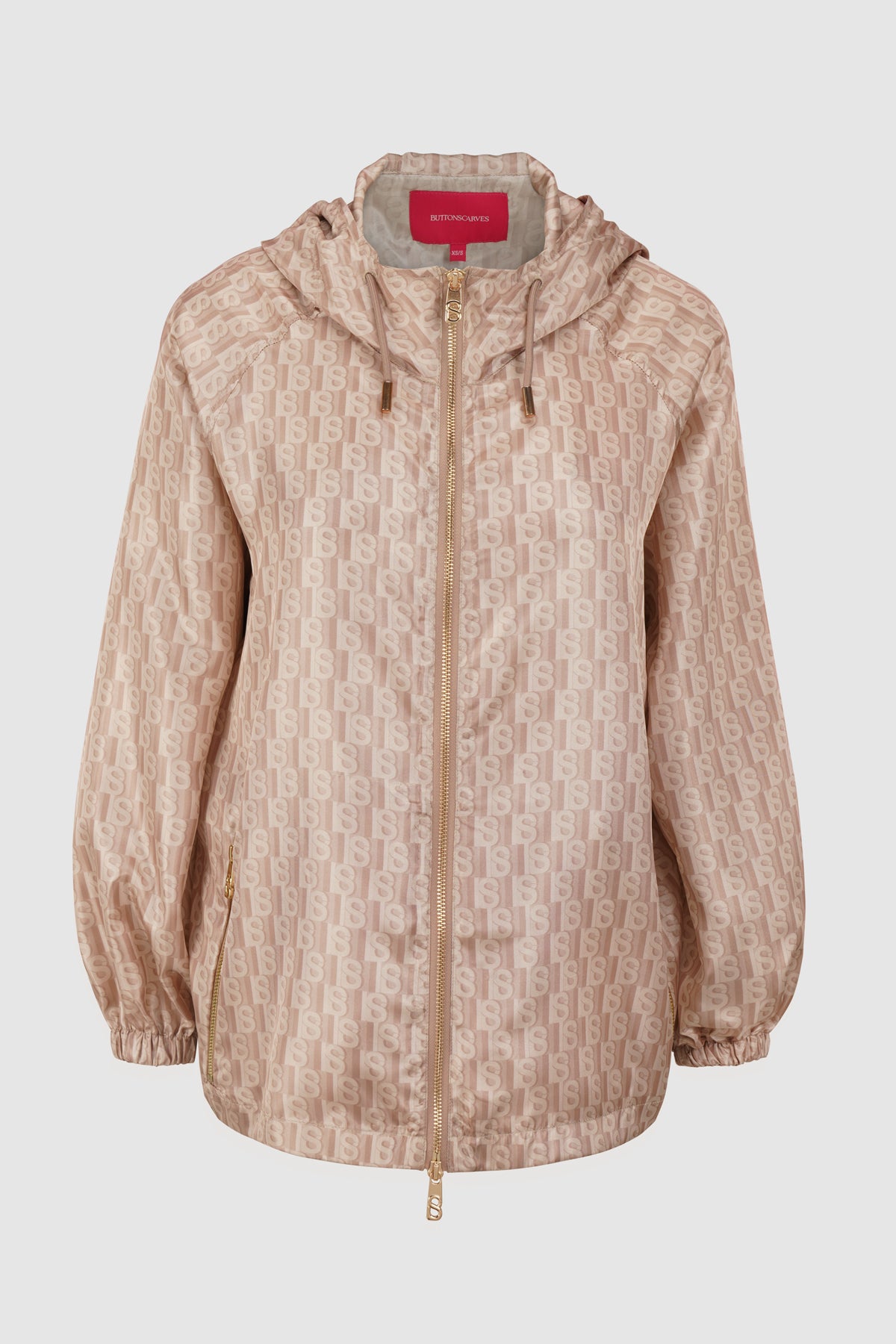 Leena Monogram Jacket - Mocha