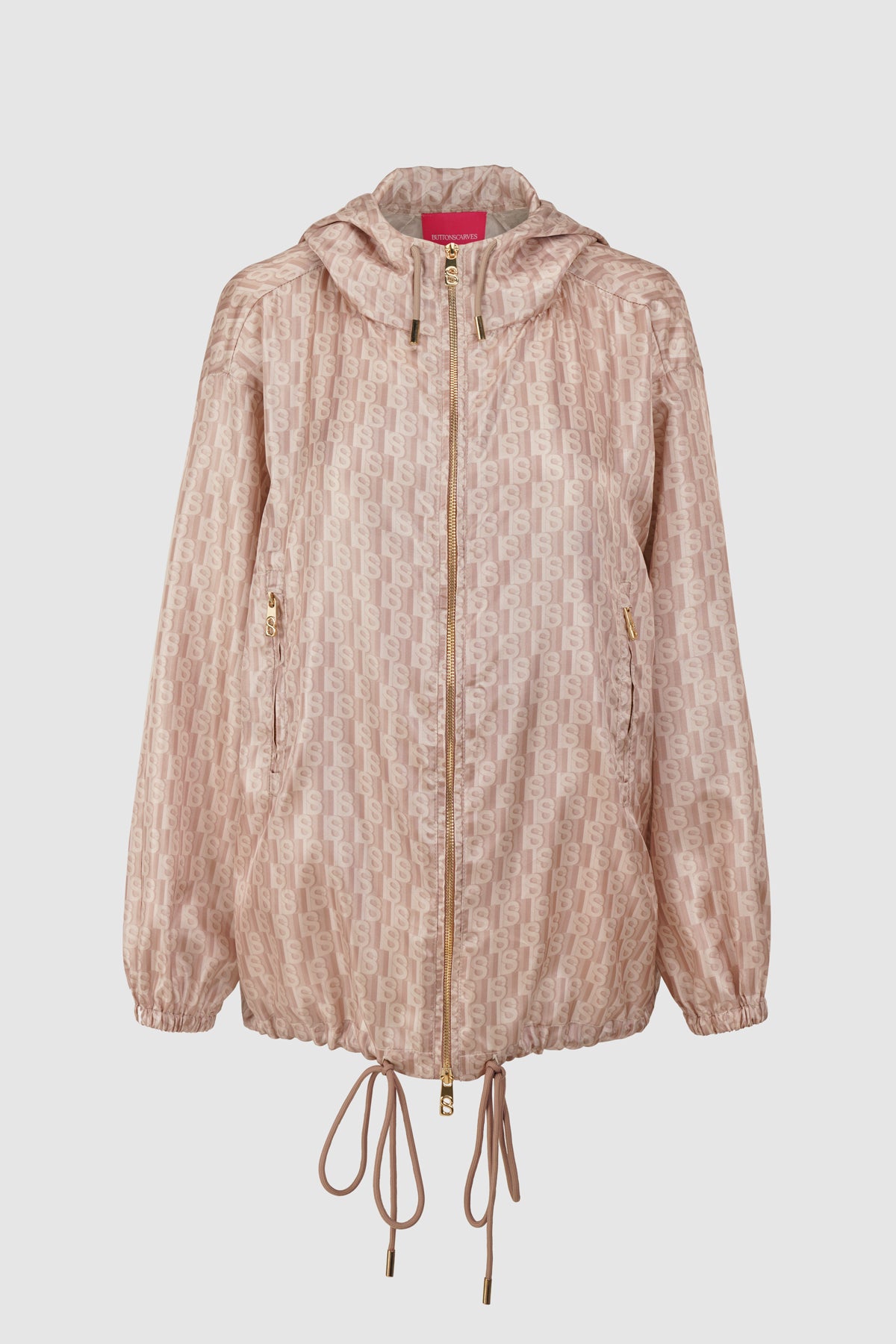 Leena Monogram Parka - Dark Mocha