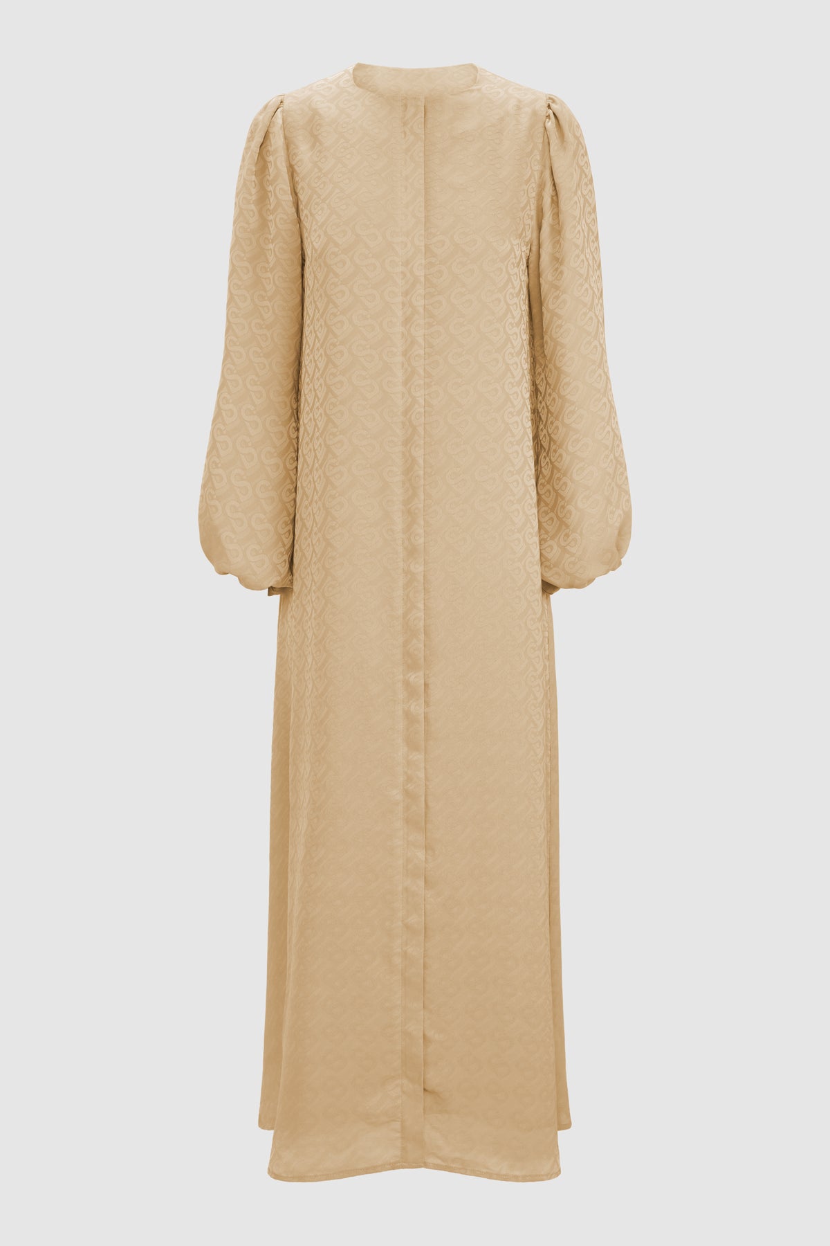 Noura Puff Dress - Pebble