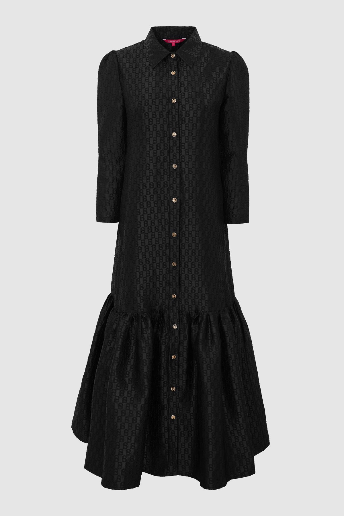 Signature Jacquard Shirt Dress - Eclipse