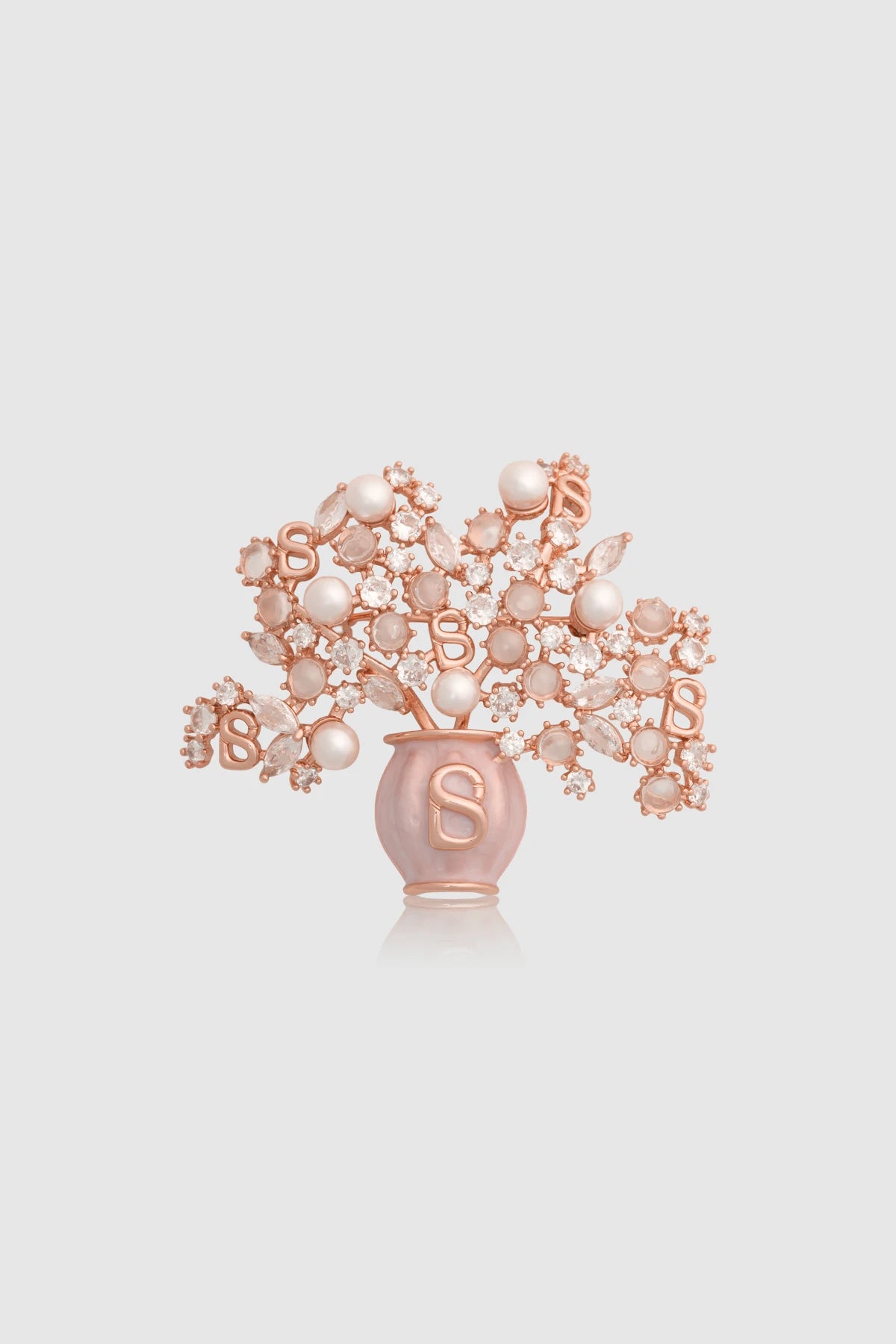 Bloomora Brooch - Rose Gold