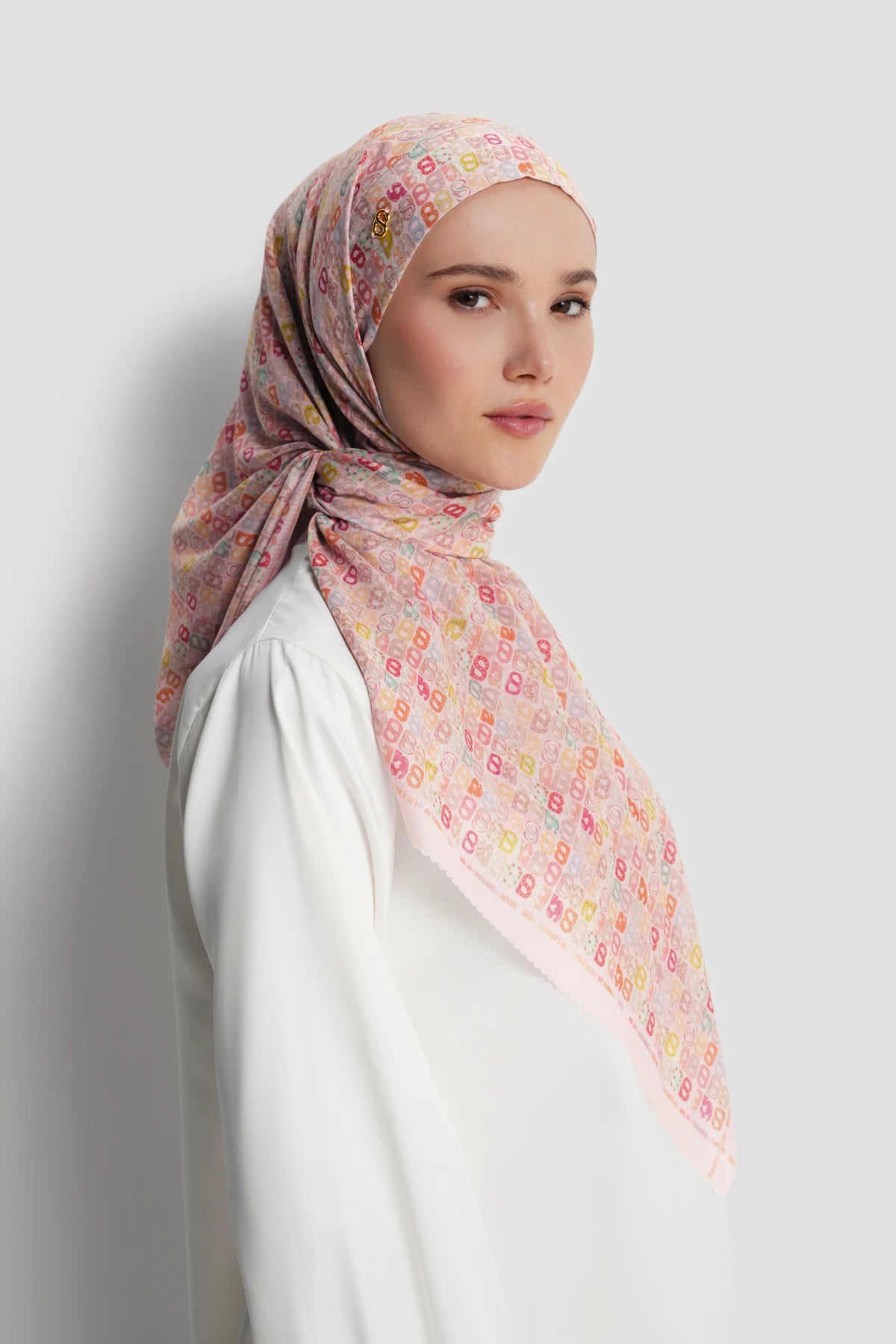 Nagita Tie Back Square - Marshmallow