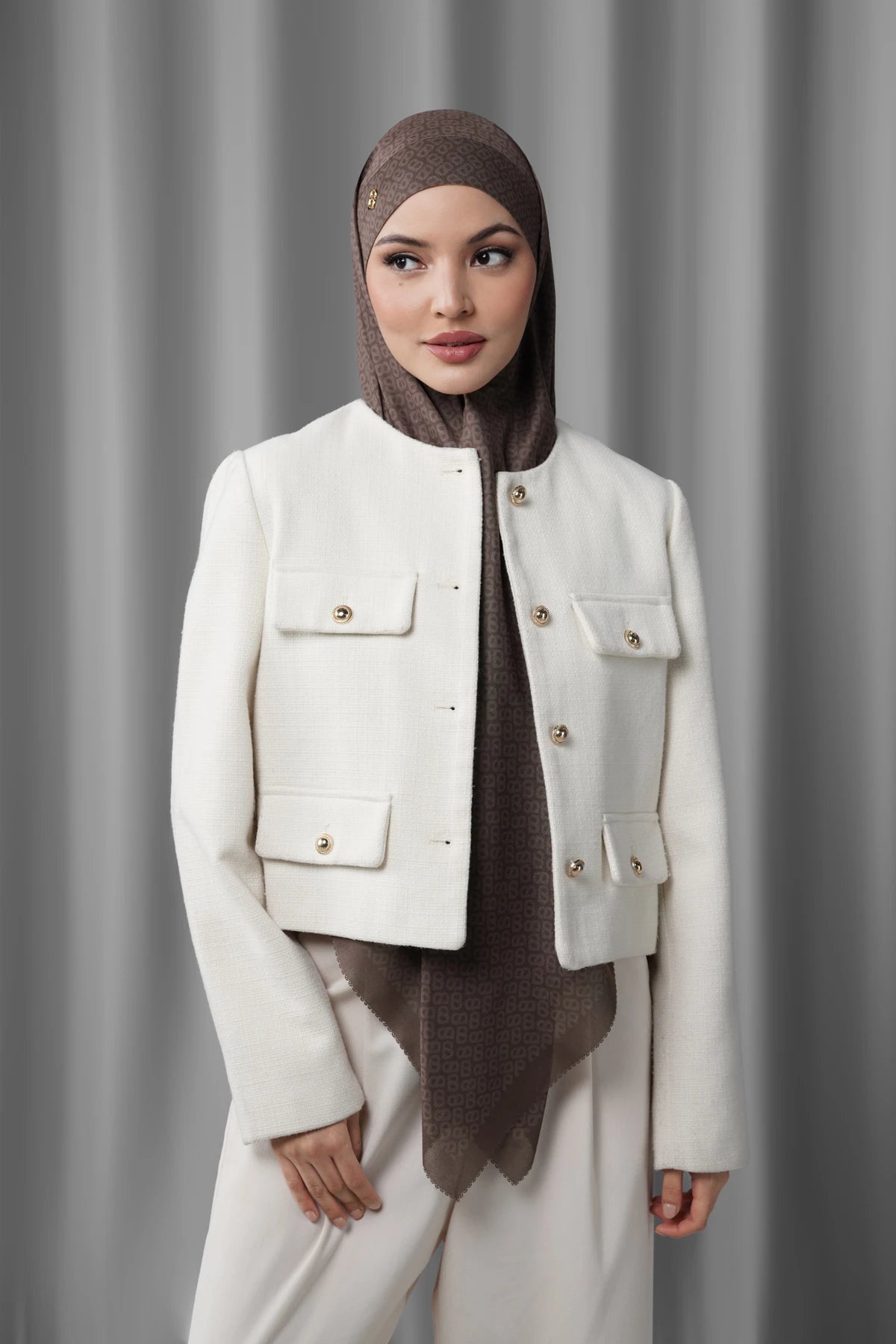 Tapis Tie Back Square - Tiramisu