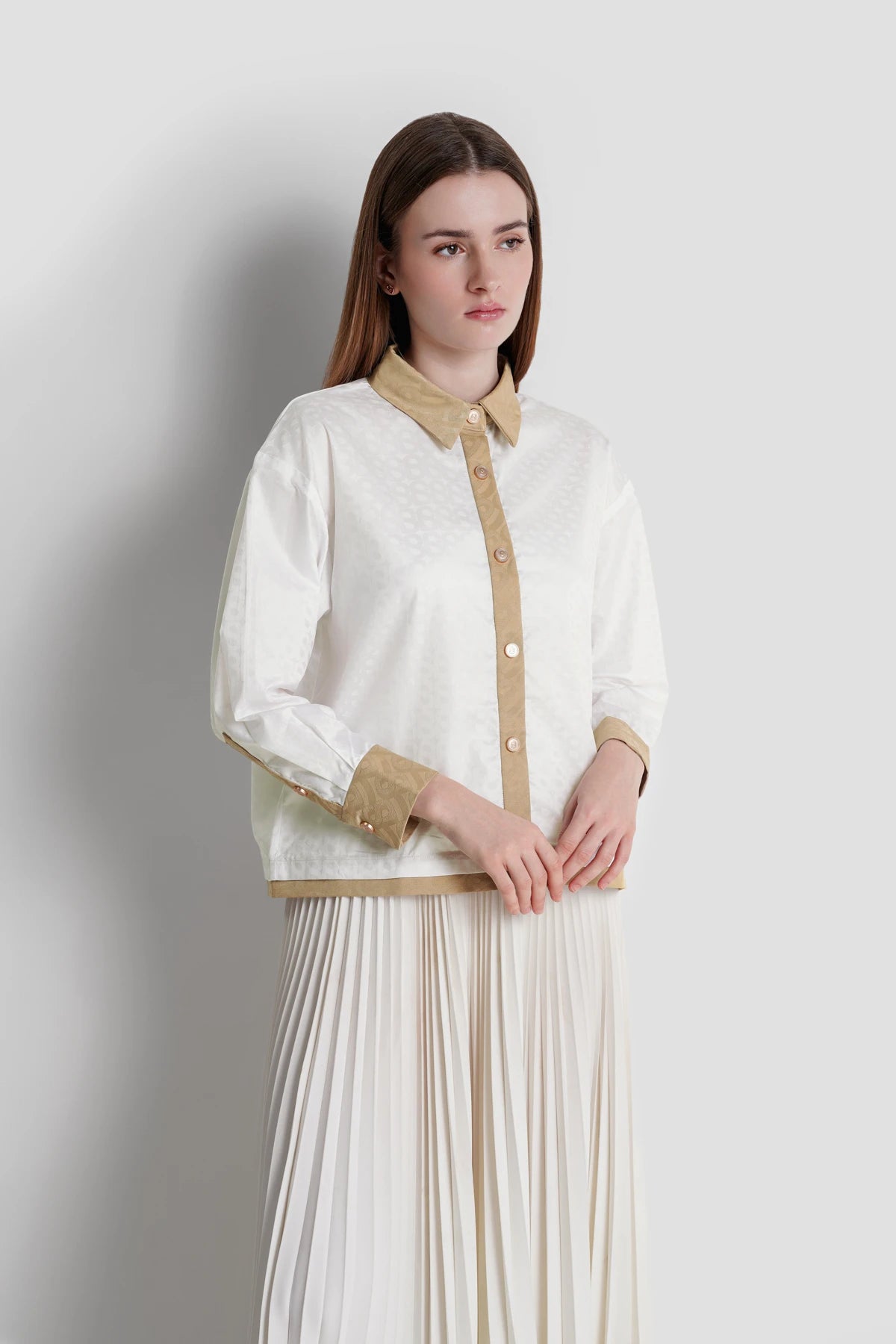 Tiffany Monogram Shirt - White