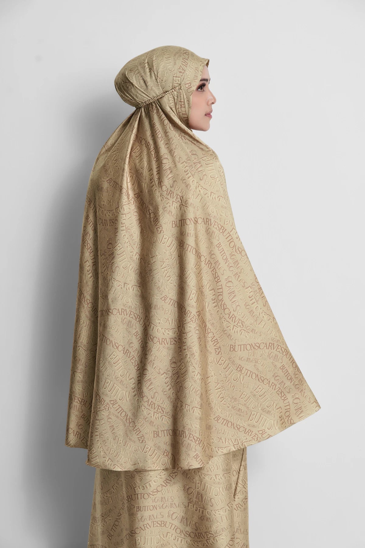 Waves Monogram Prayer Robe - Prairie Sand