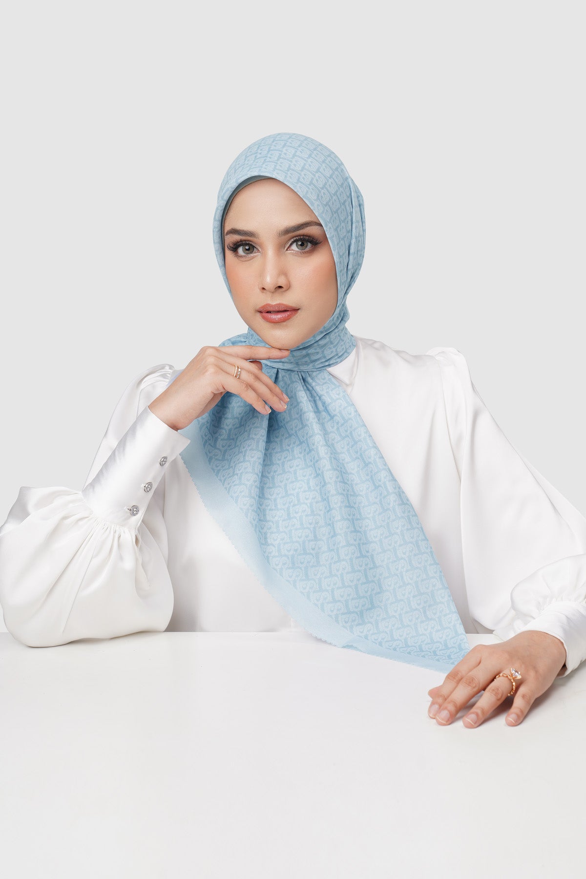 Bimu Twill Square - Powder Blue