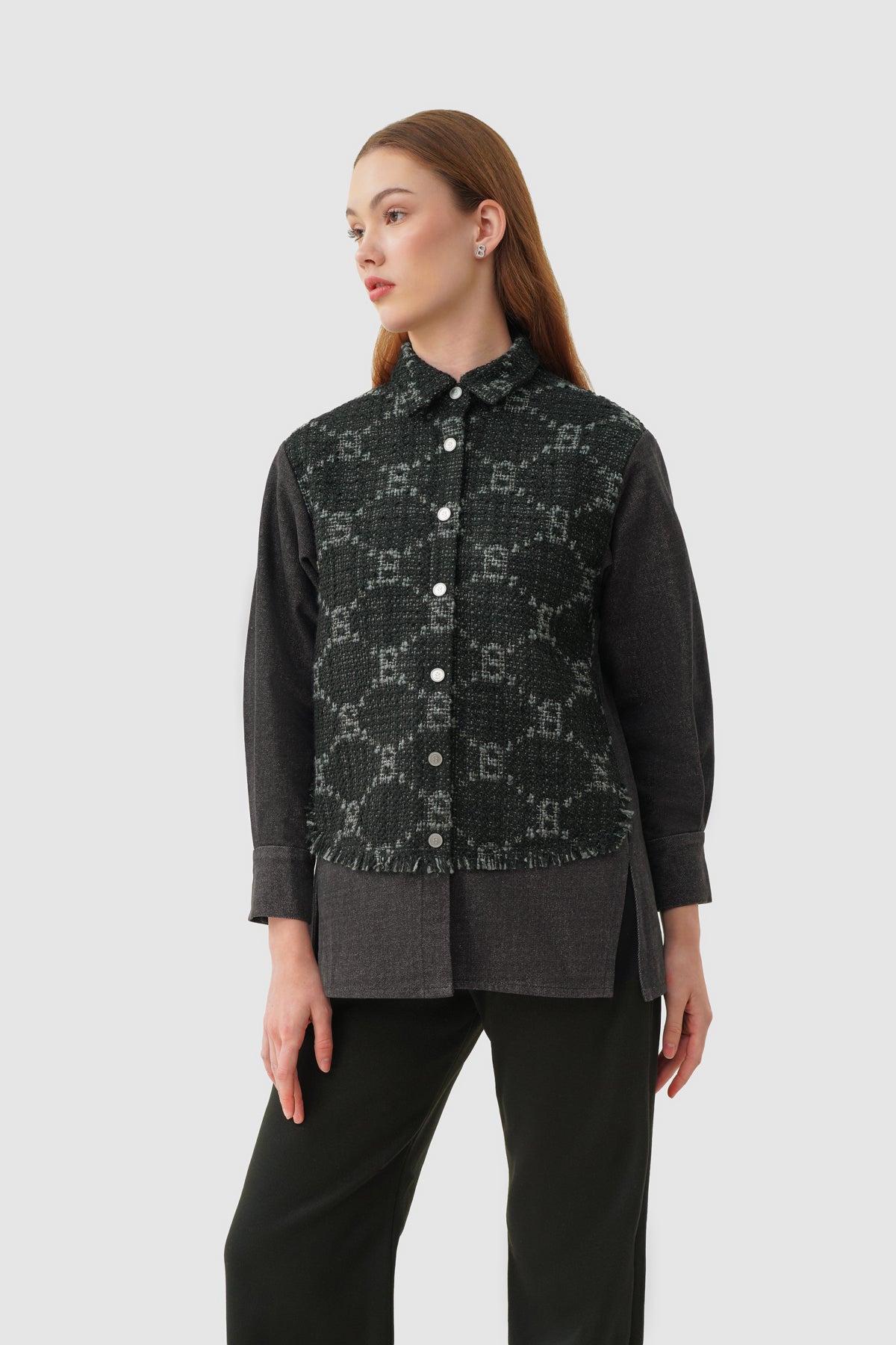 Beverly Tweed Shirt - Eclipse