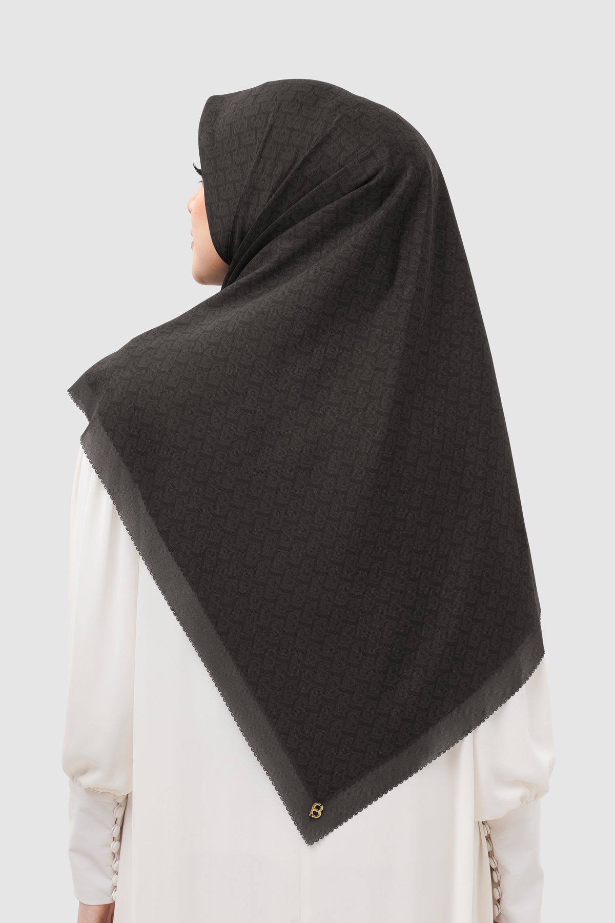 Bimu Twill Square - Coffee Bean