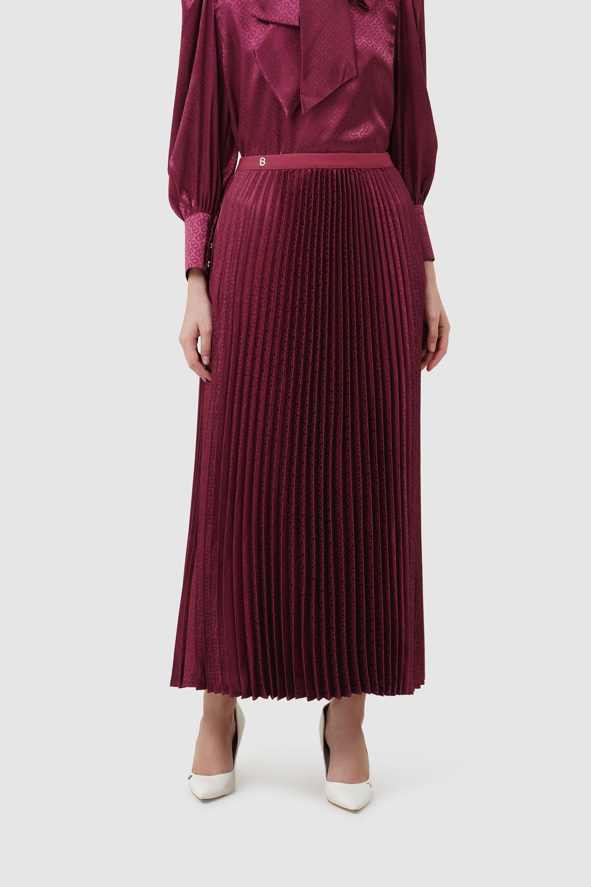 Alana Tapis Skirt - Raspberry