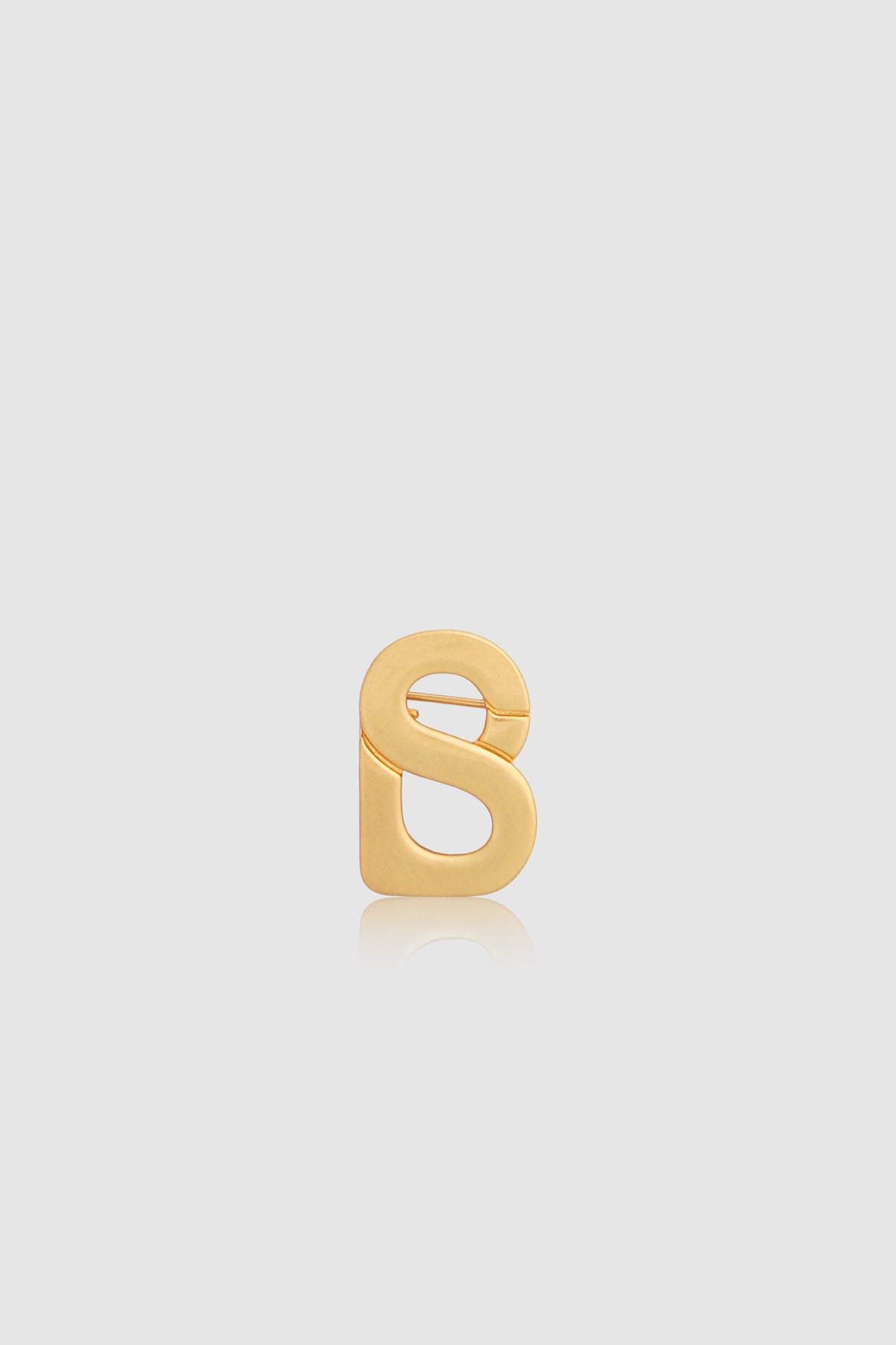 Petite Signature Flat Brooch - Gilding Gold