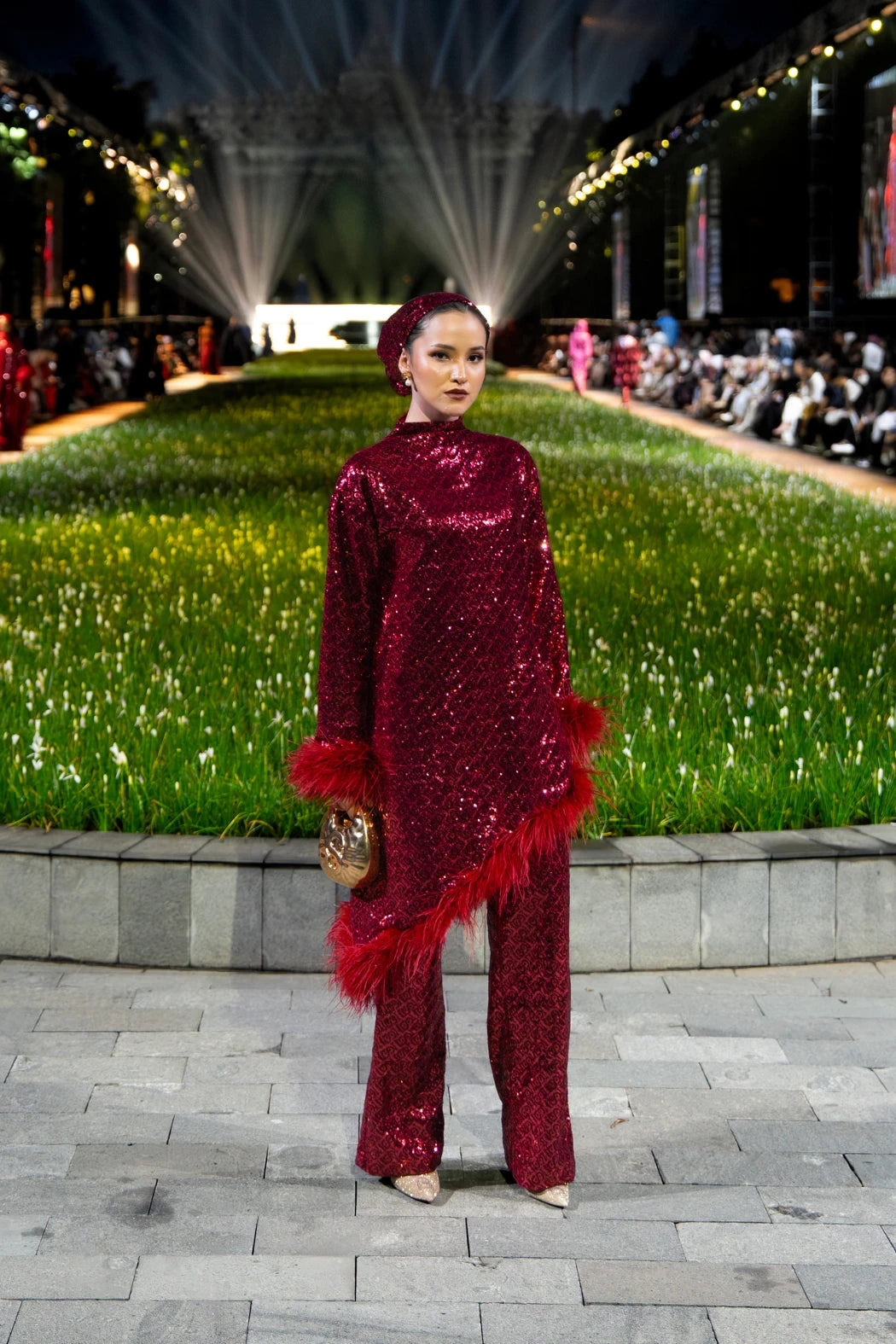 Bimu Sequin Set - Red