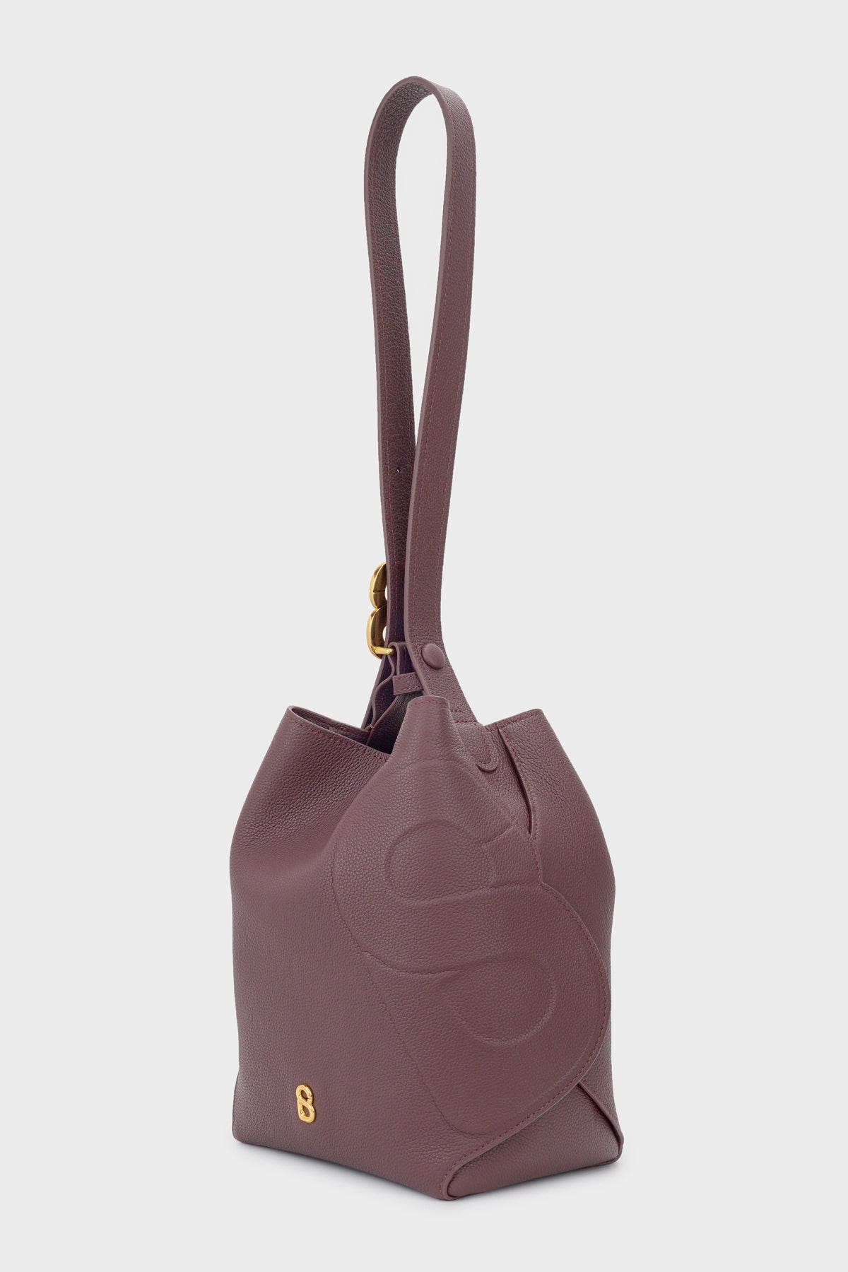 Aria Bucket Bag - Burgundy