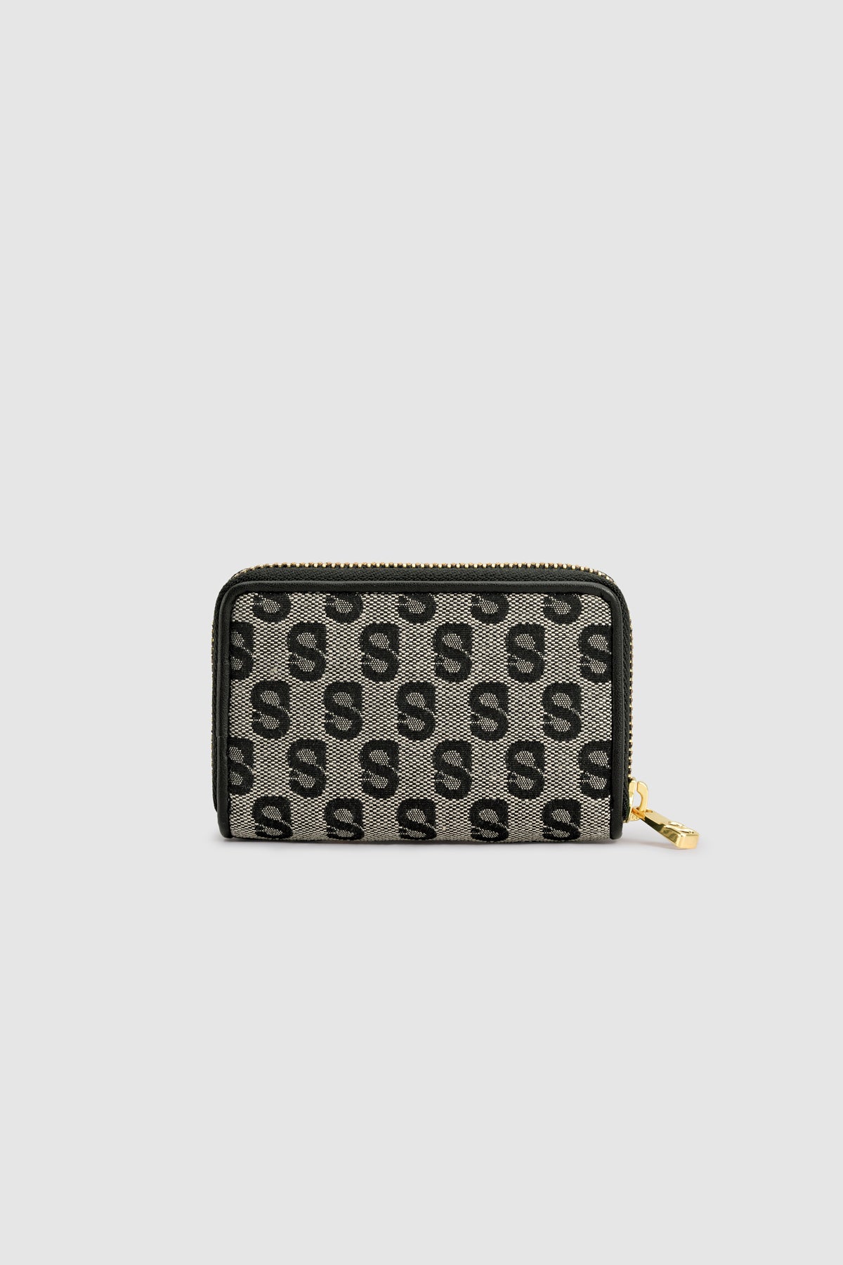Monogram Wallet - Black