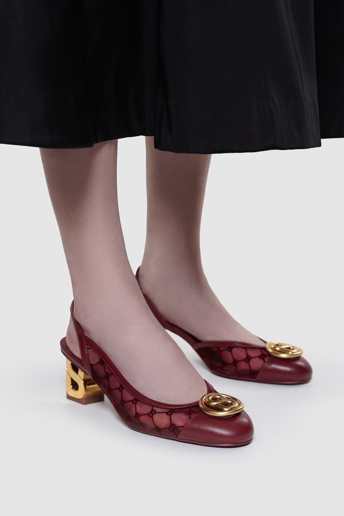 Meela Be Heels - Maroon