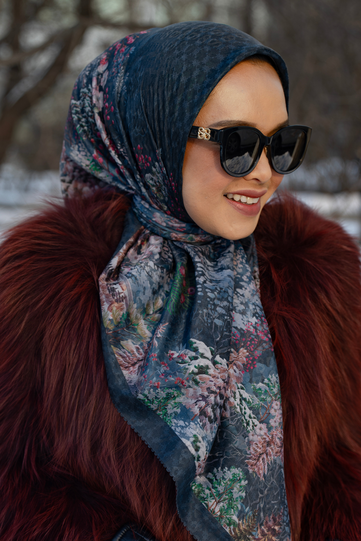 Holiday 3 Jacquard Voile - Midnight