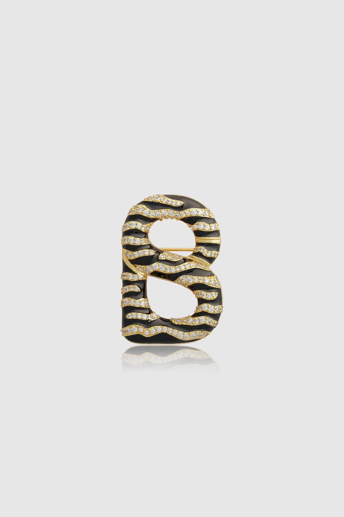 Signature Maris Brooch - Black Gold